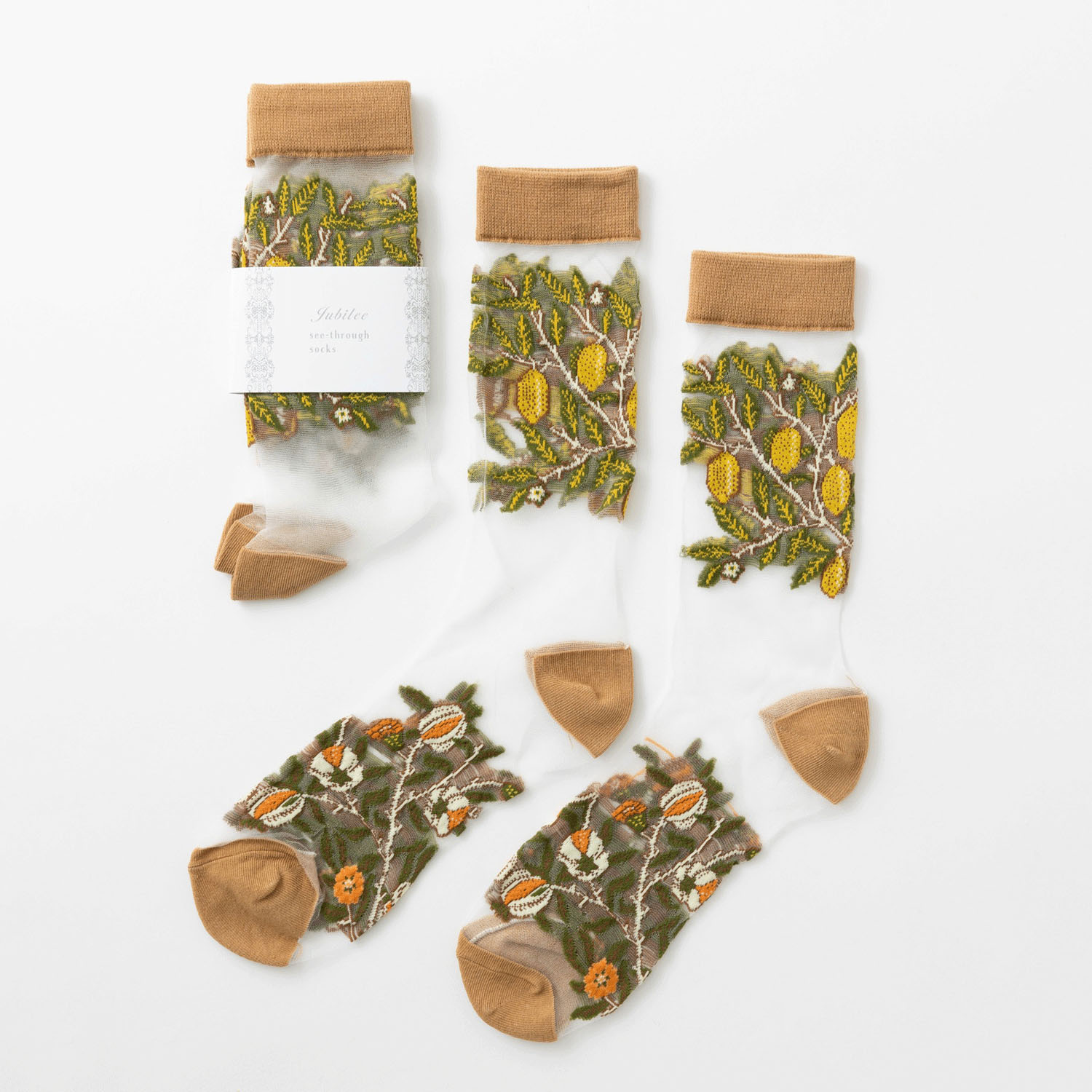 ジュビリー モリス柄 シースルーソックス - 画像4