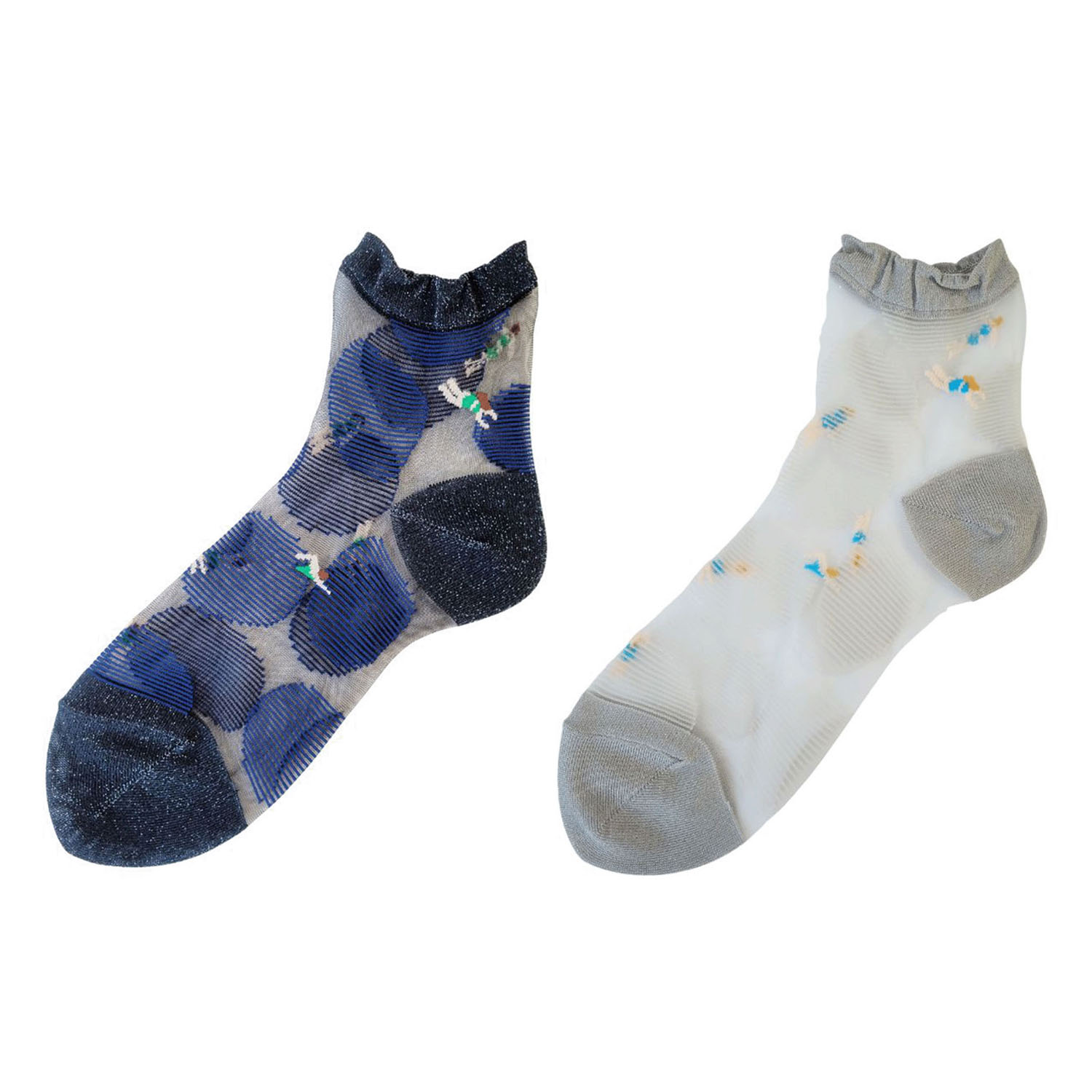 andeotte シースルーショートソックス POOL