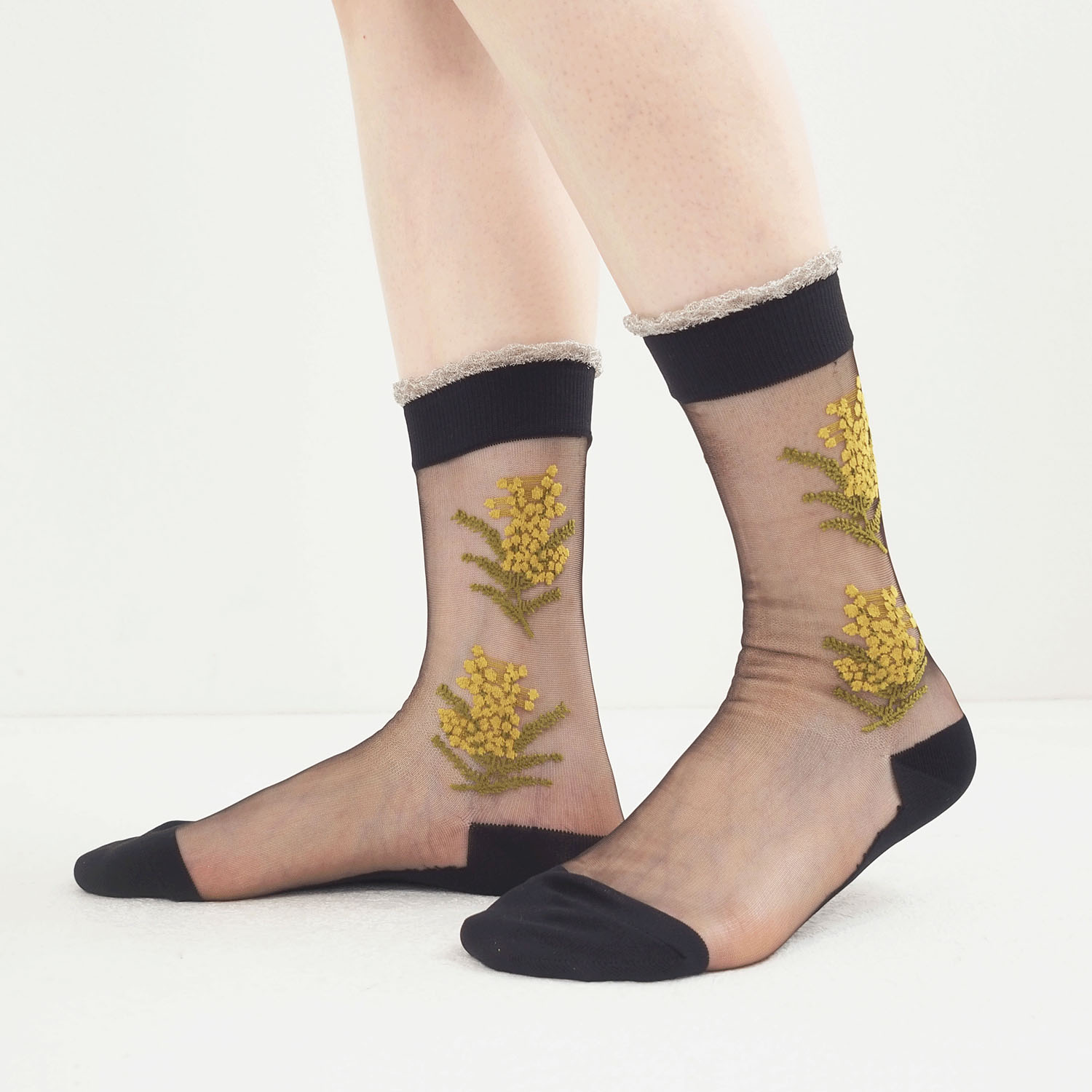 andeotte シースルーソックス MIMOSA - 画像5