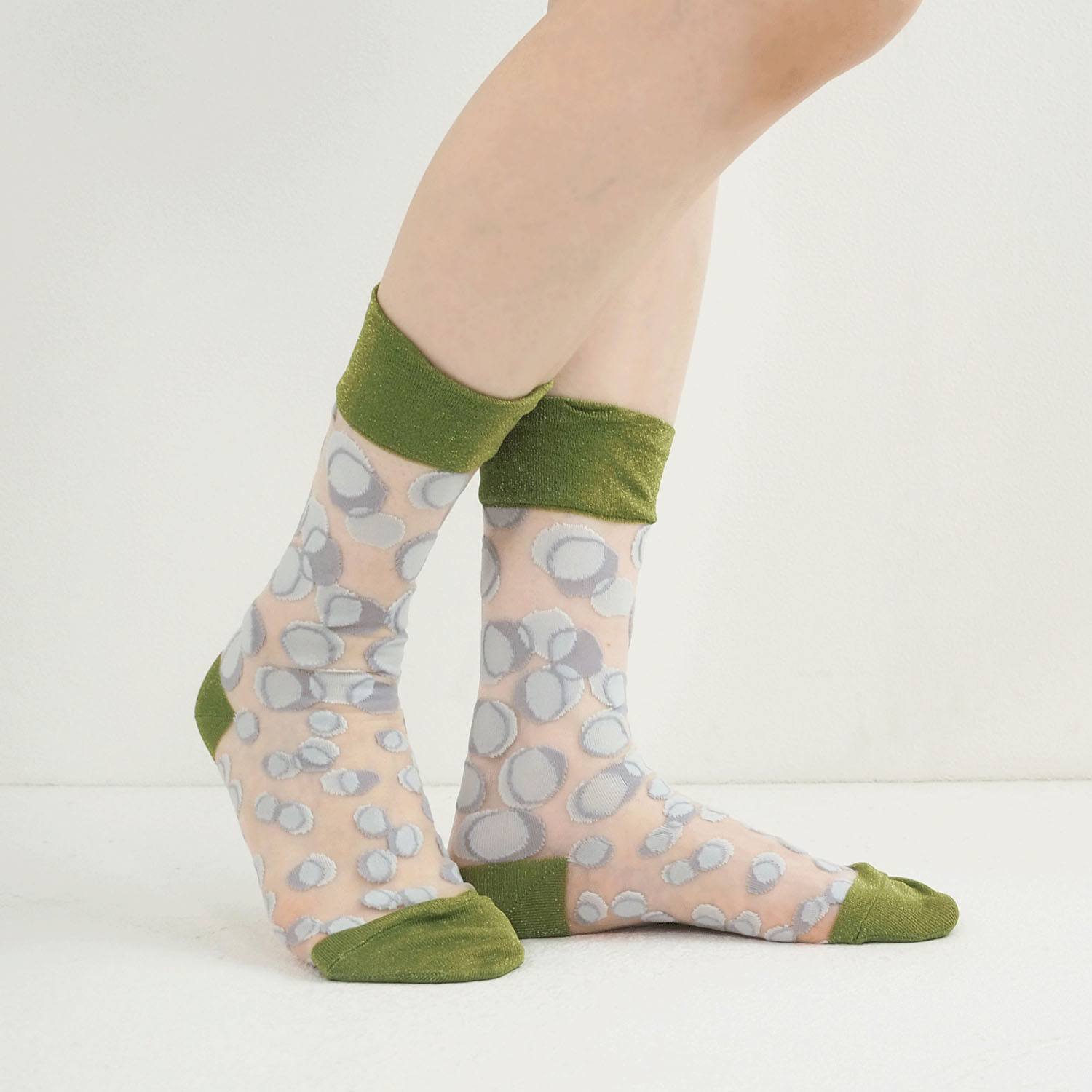 andeotte シースルーソックス DOT - 画像3