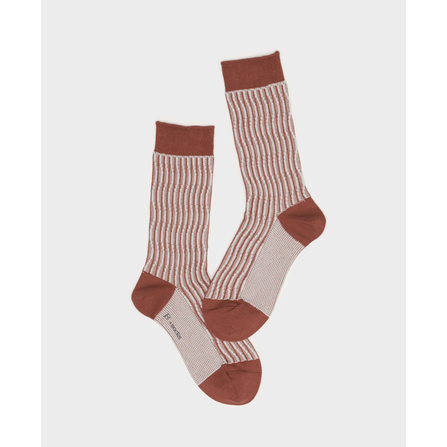 ＋SOCKS ジャガドリブ クルーソックス - 画像7