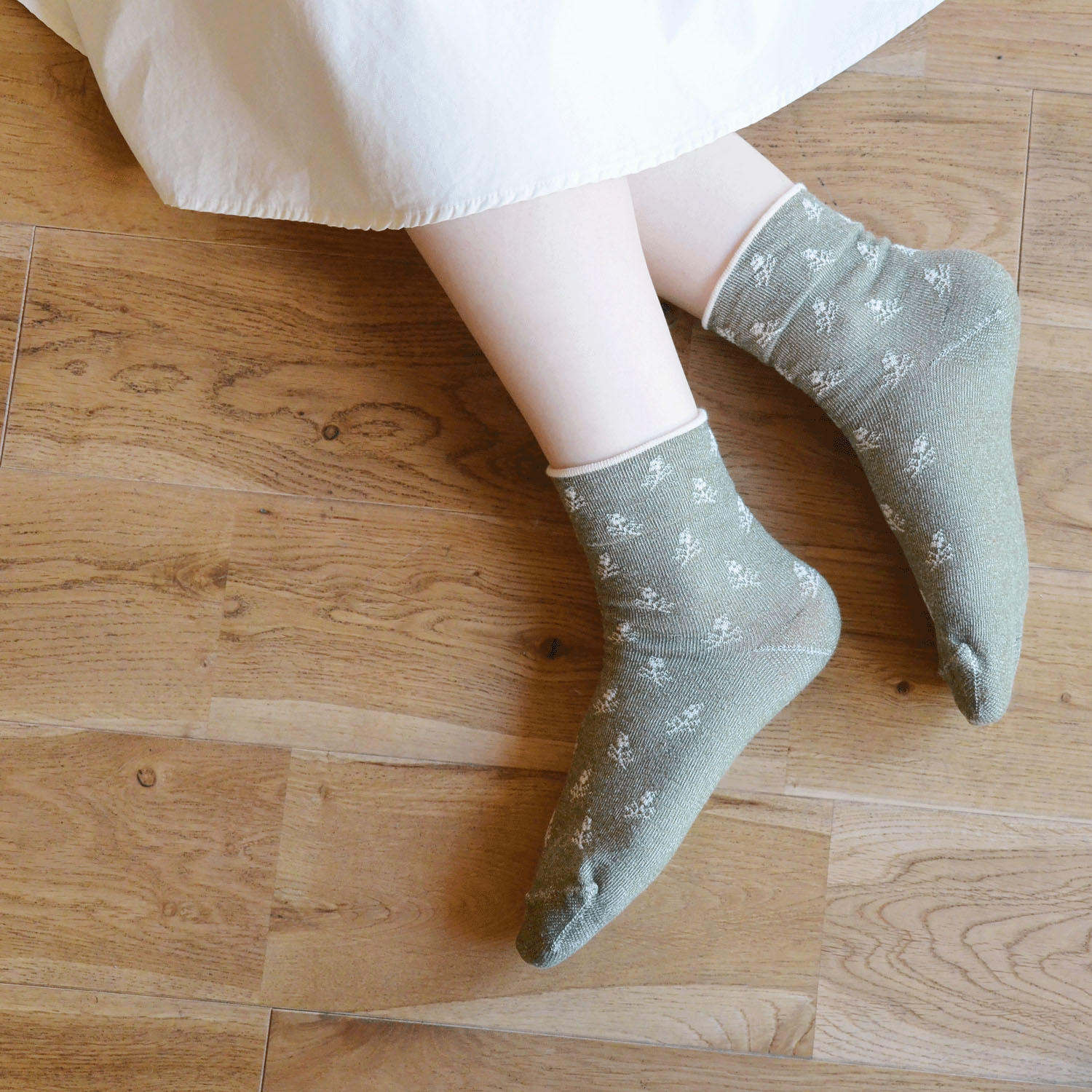 天衣無縫 やさしいソックス ミモザ - 画像10