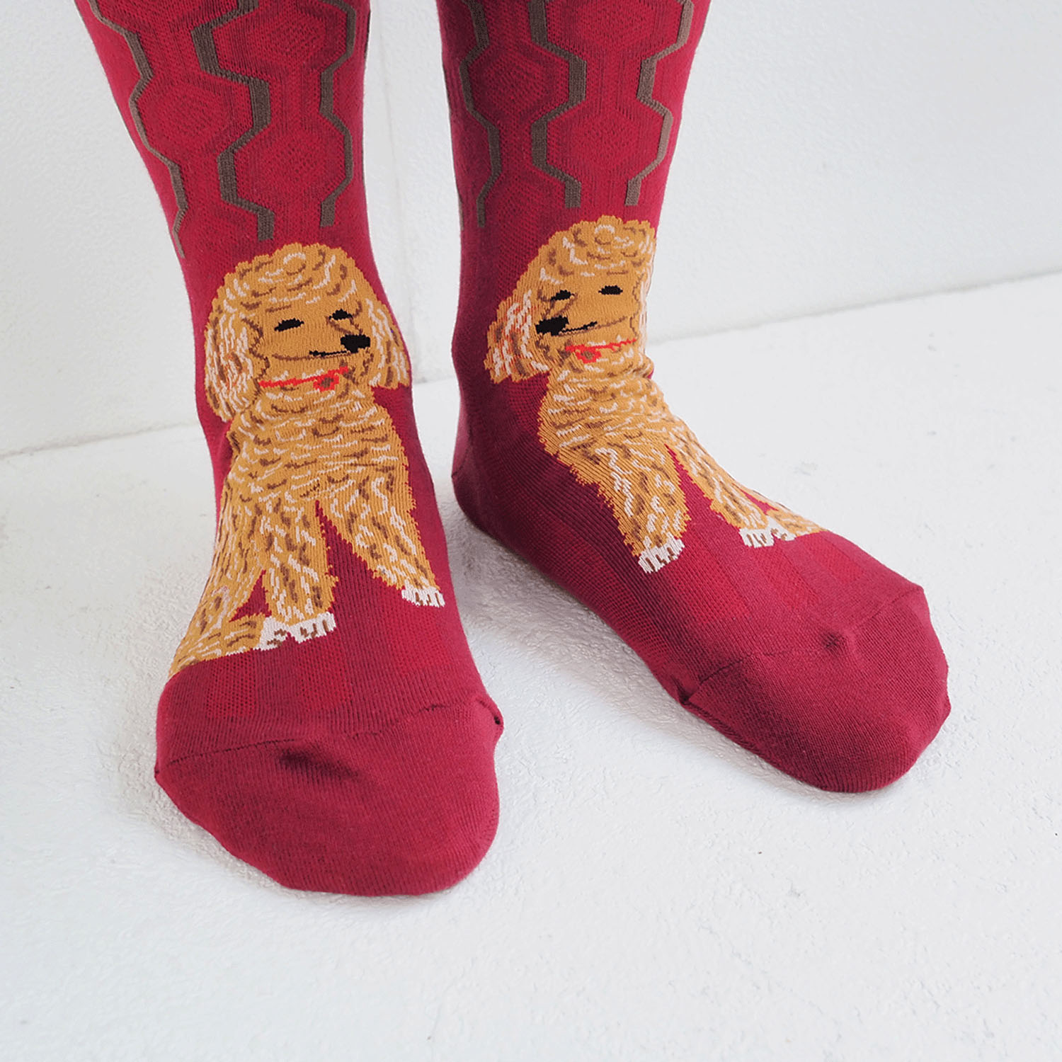 andeotte ハイゲージクルーソックス DOG【在庫限り】 - 画像3