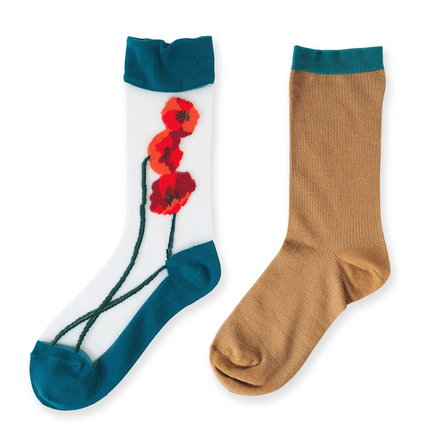 ande レイヤードソックス POPPY【在庫限り】 - 画像3