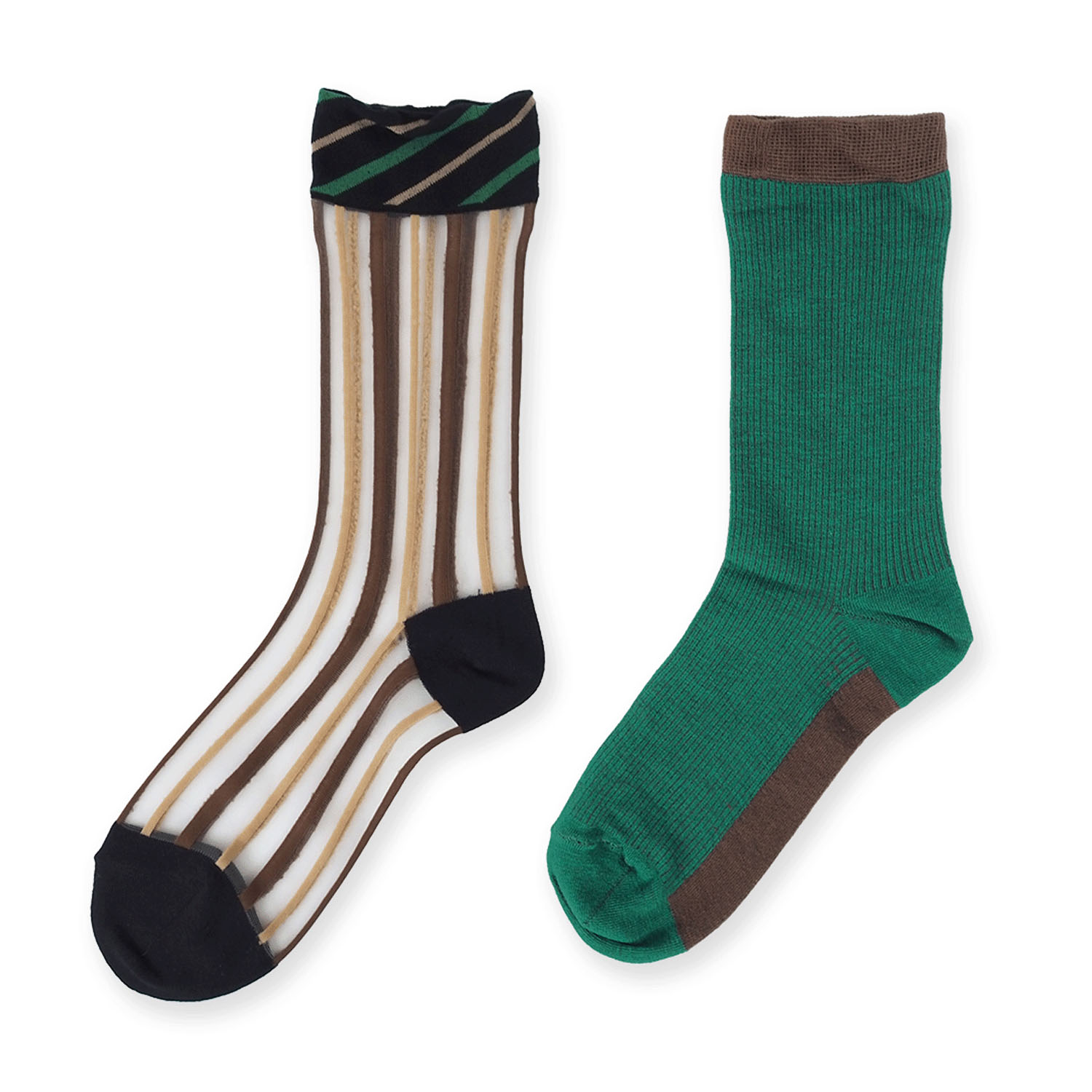 ande レイヤードソックス STRIPE【在庫限り】 - 画像3