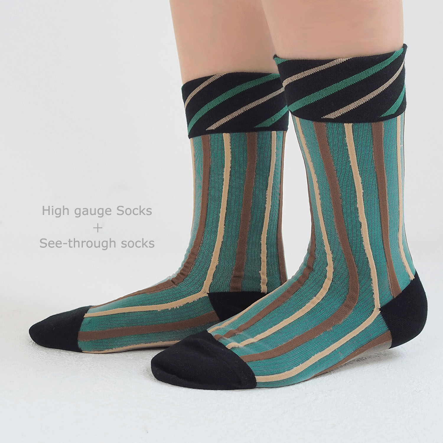 ande レイヤードソックス STRIPE【在庫限り】 - 画像6