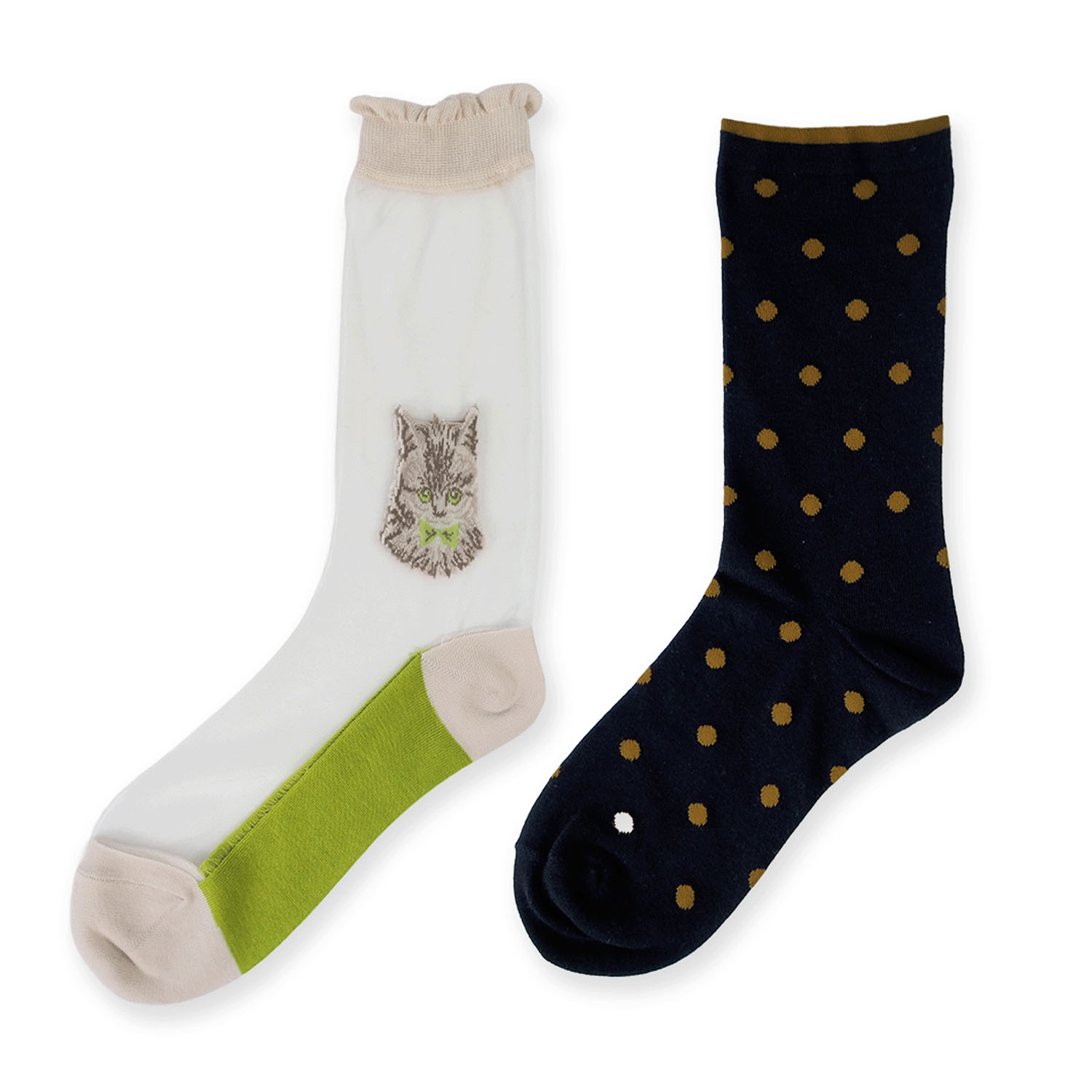 ande レイヤードソックス CAT【在庫限り】 - 画像3