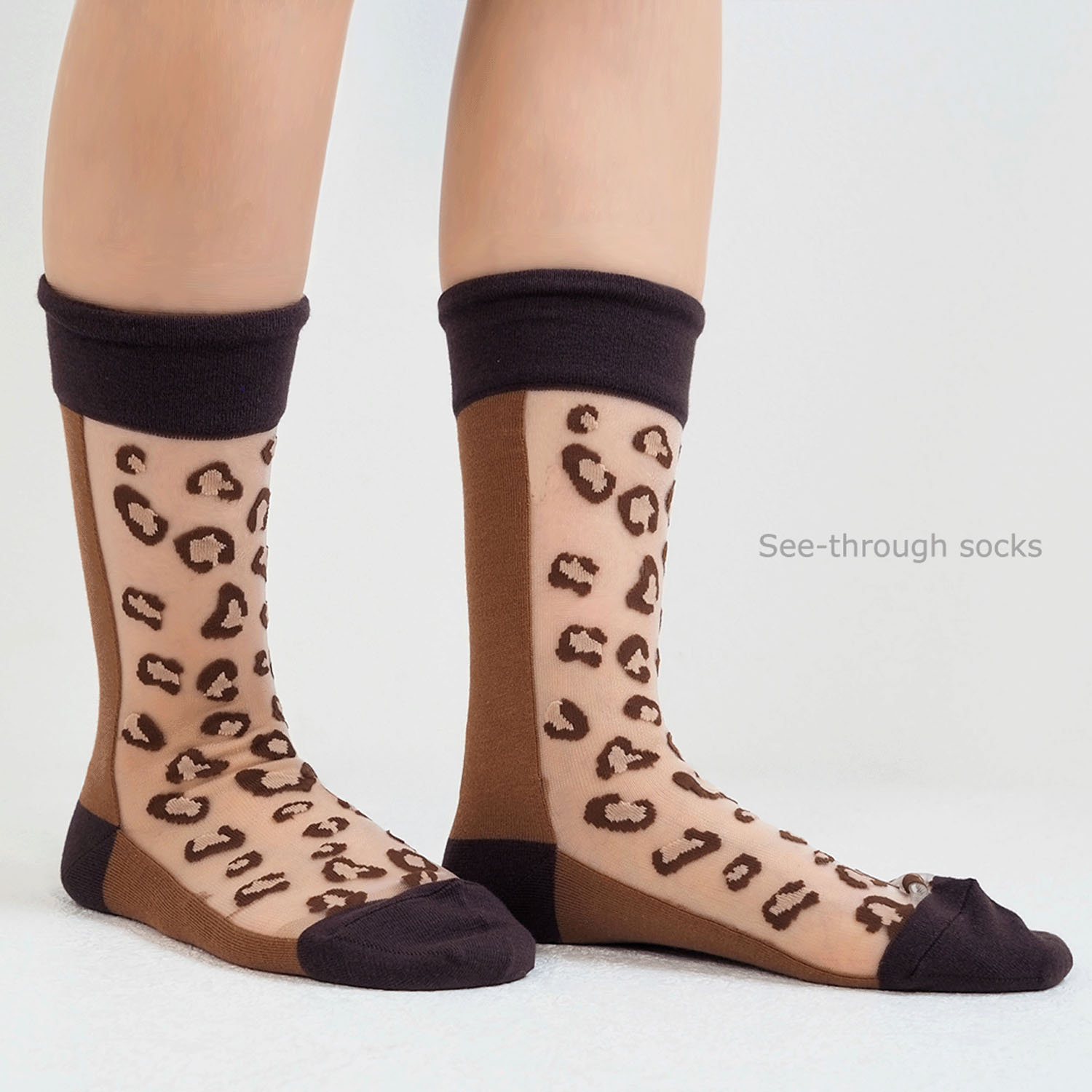 ande レイヤードソックス LEOPARD【在庫限り】 - 画像3