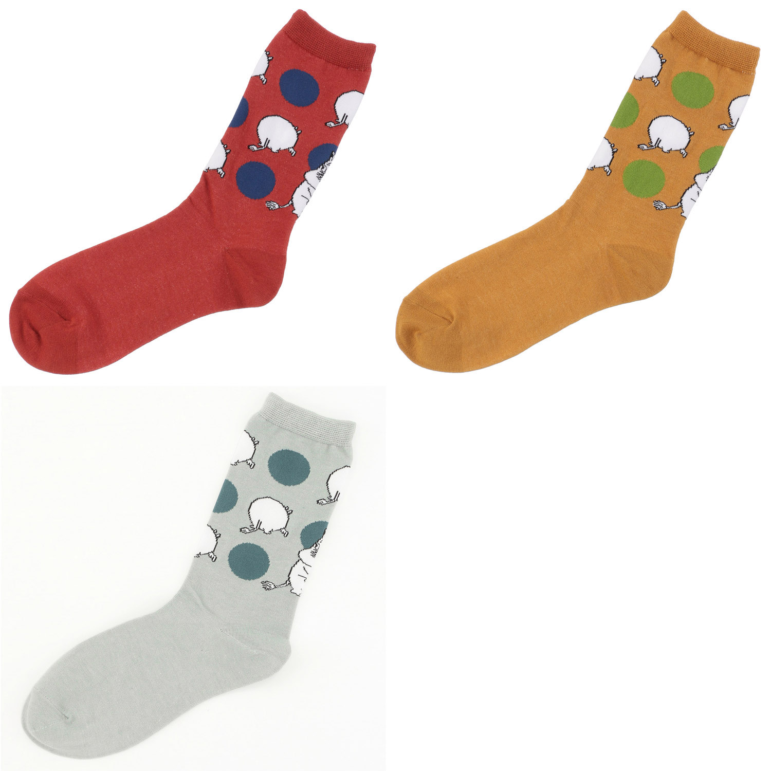 MOOMIN クルーソックス ムーミンおしり【在庫限り】