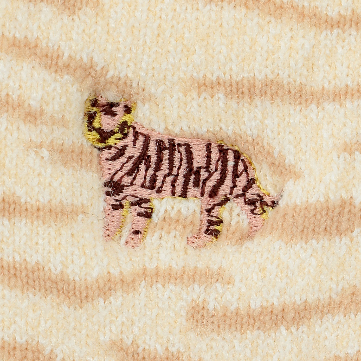 Wpc．Patterns ルームソックス トラ刺繍 - 画像4