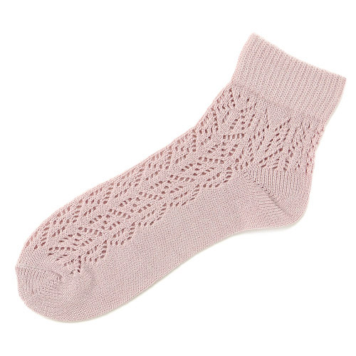 絹混 手編風ソックス - 画像3