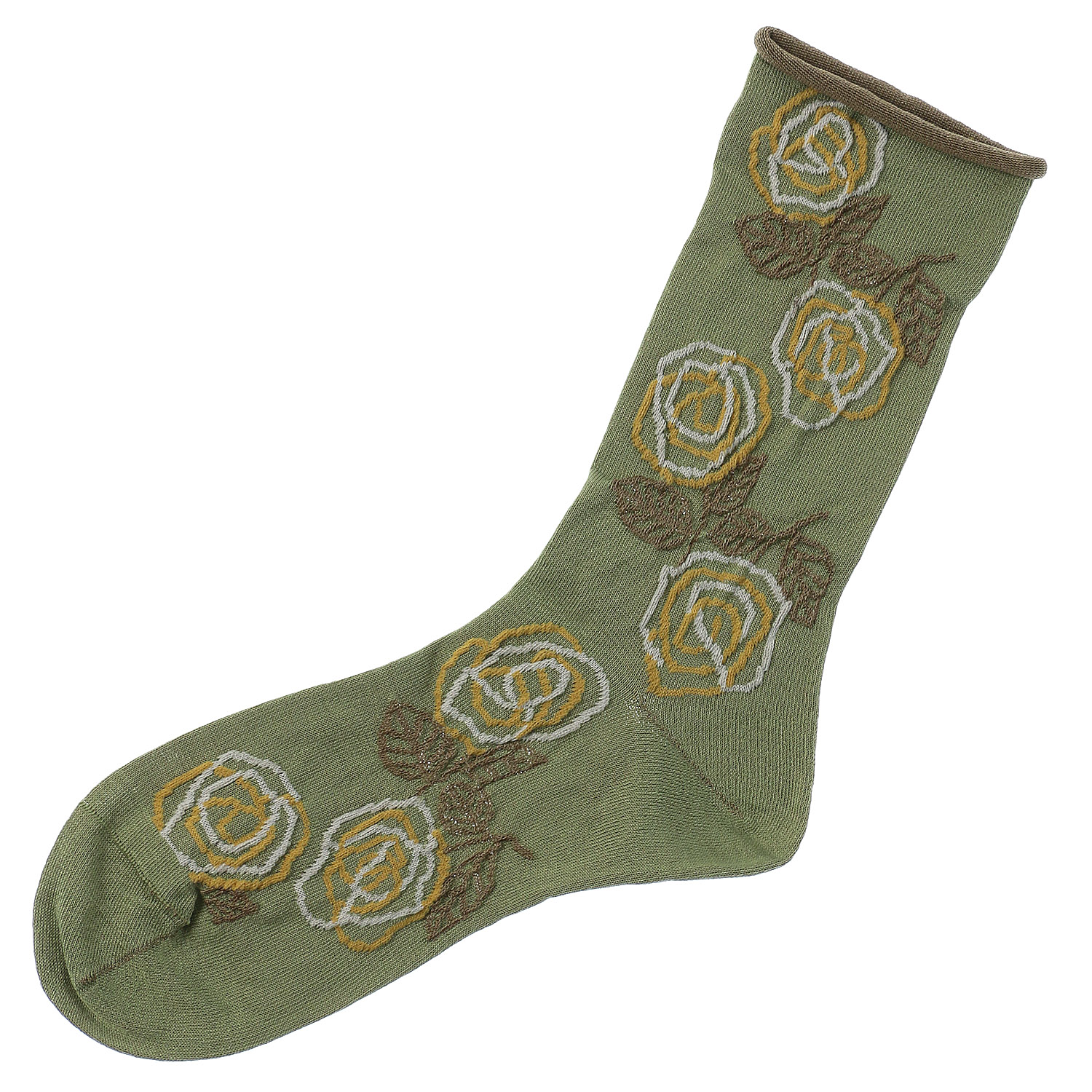 手篝ソックス フロート薔薇柄 靴下 - 画像4