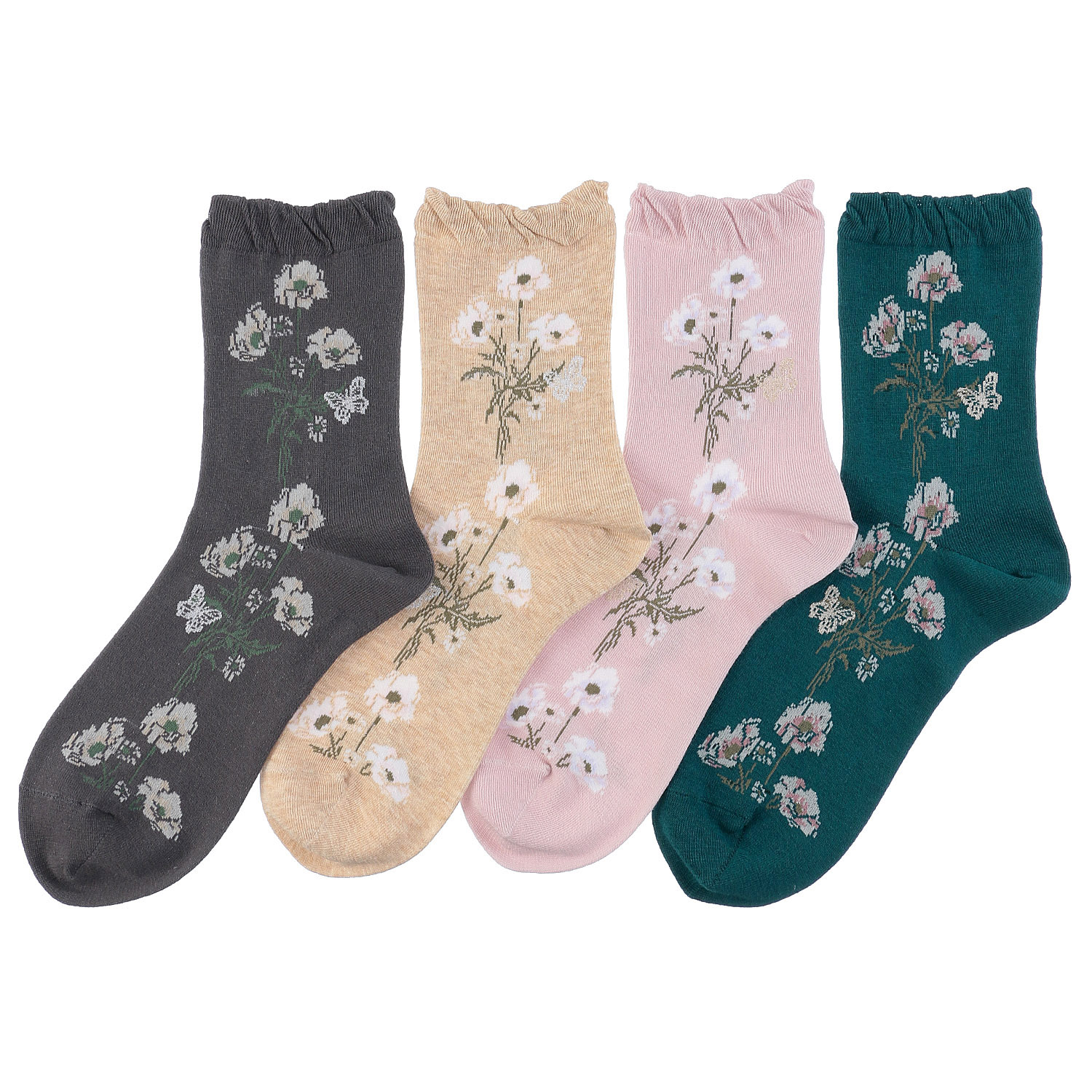 ギュレ オーガニックコットン ボタニカル柄【在庫限り】