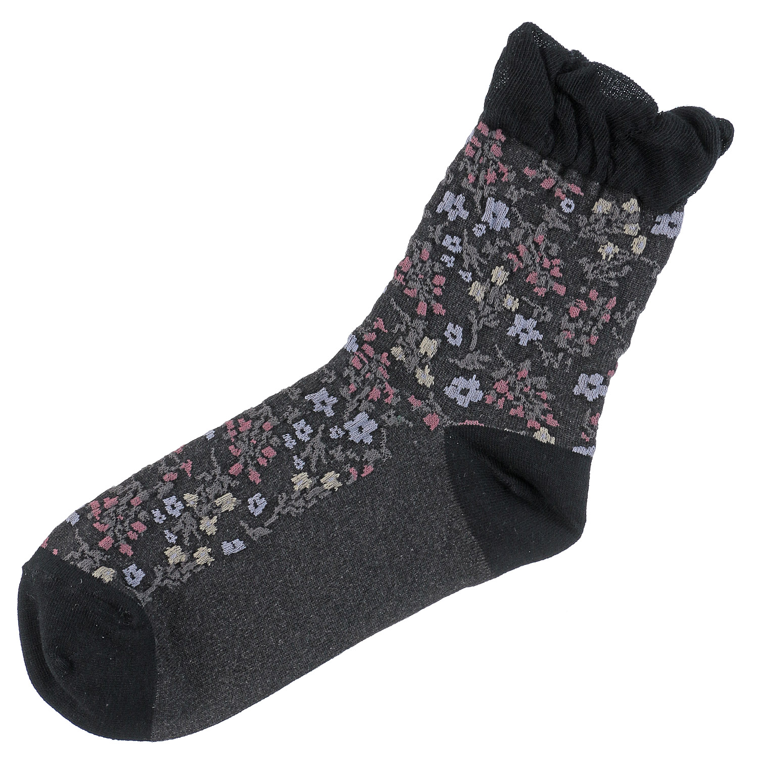 ギュレ オーガニックコットン 小花柄 靴下【在庫限り】 - 画像6