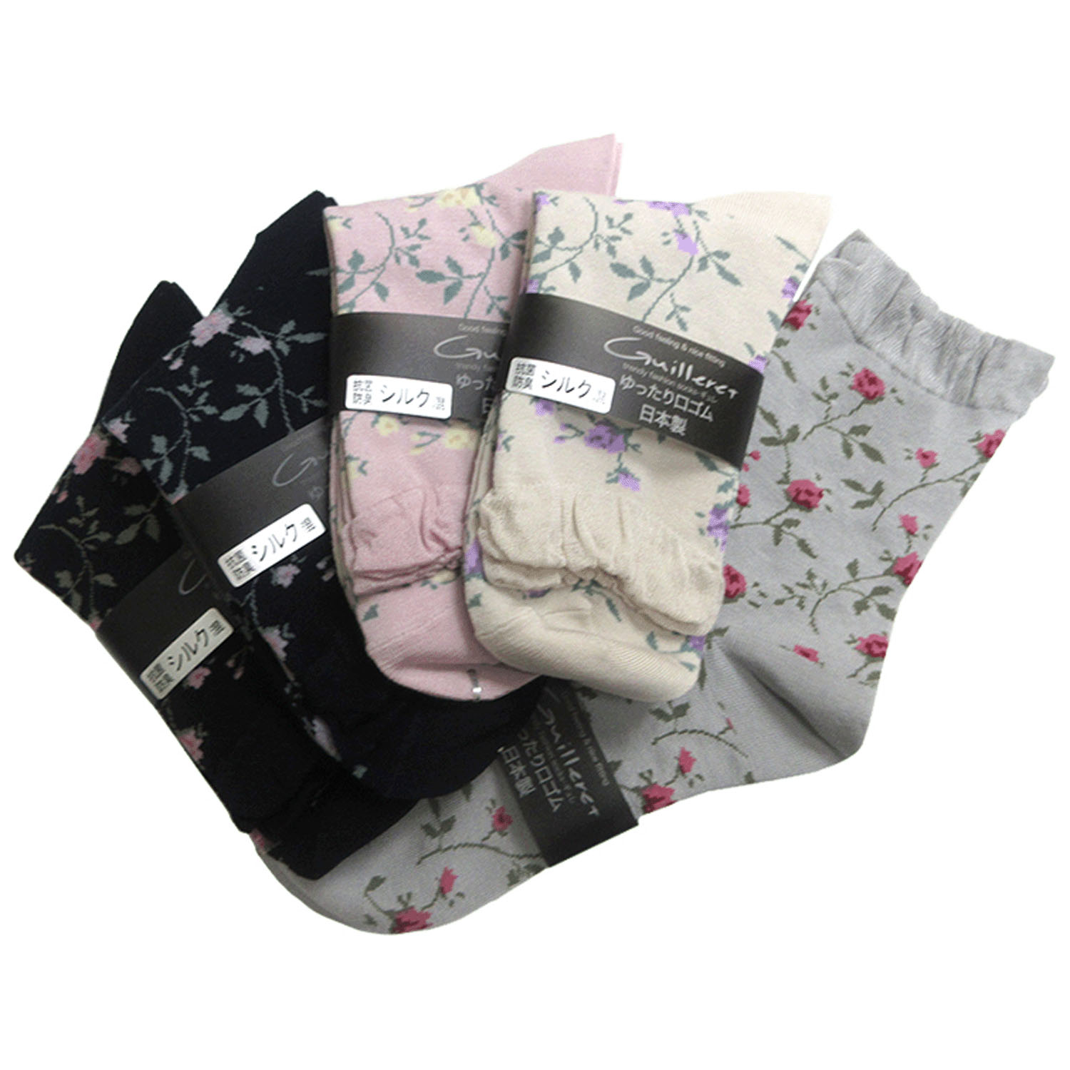 ギュレ シルク昆 小薔薇柄【在庫限り】