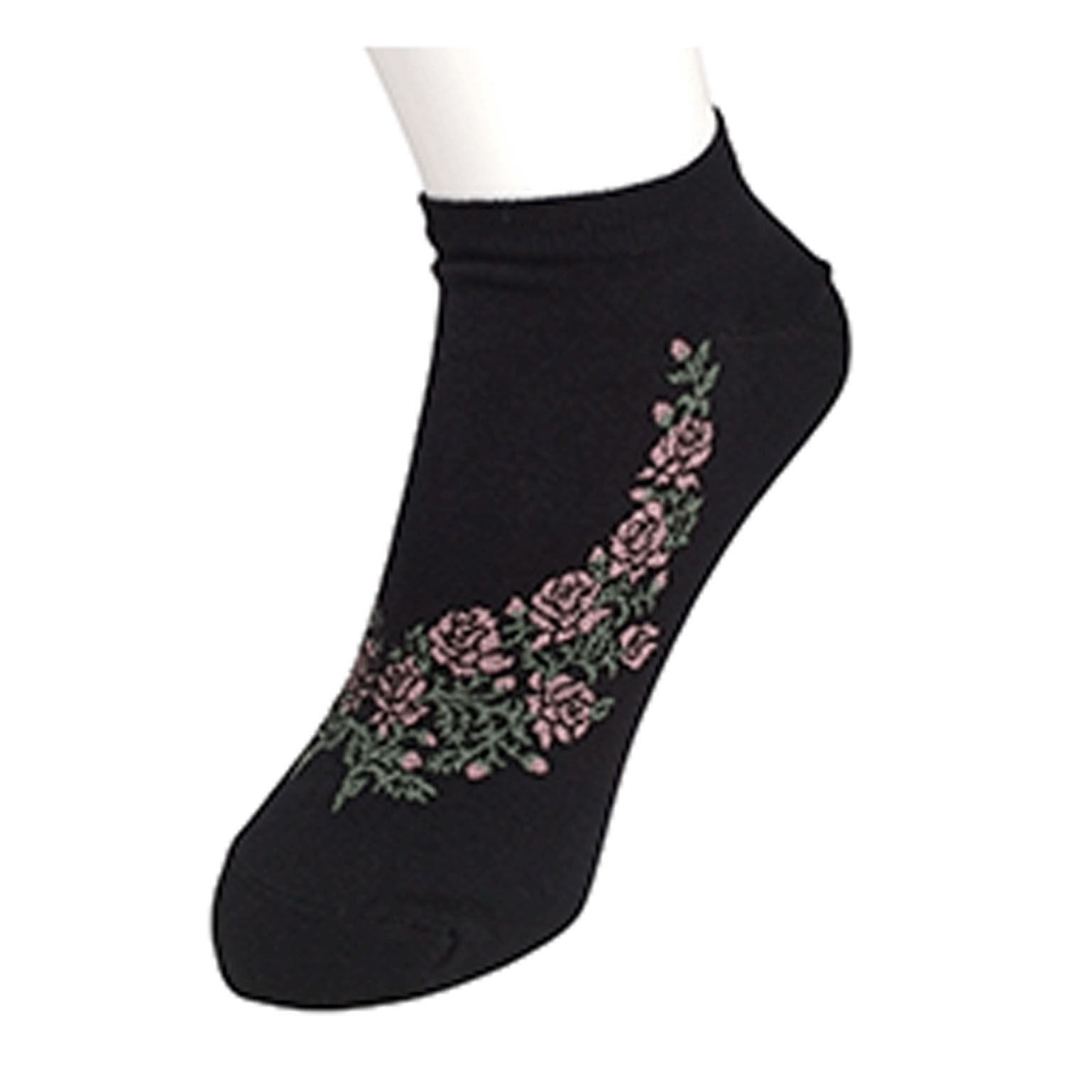 ギュレ ショート丈 オーガニックコットン 薔薇柄【在庫限り】 - 画像2