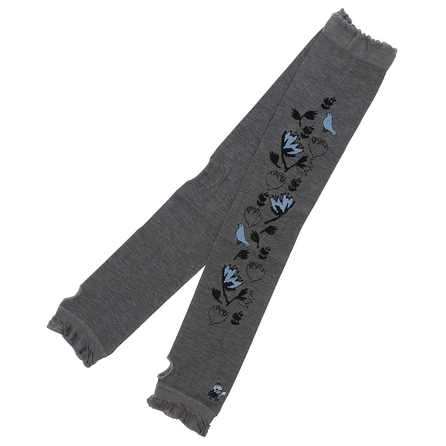 MOOMIN ミイフェア アームカバー UVカット＋冷感 花縦柄 ミイ刺繍【在庫限り】 - 画像2