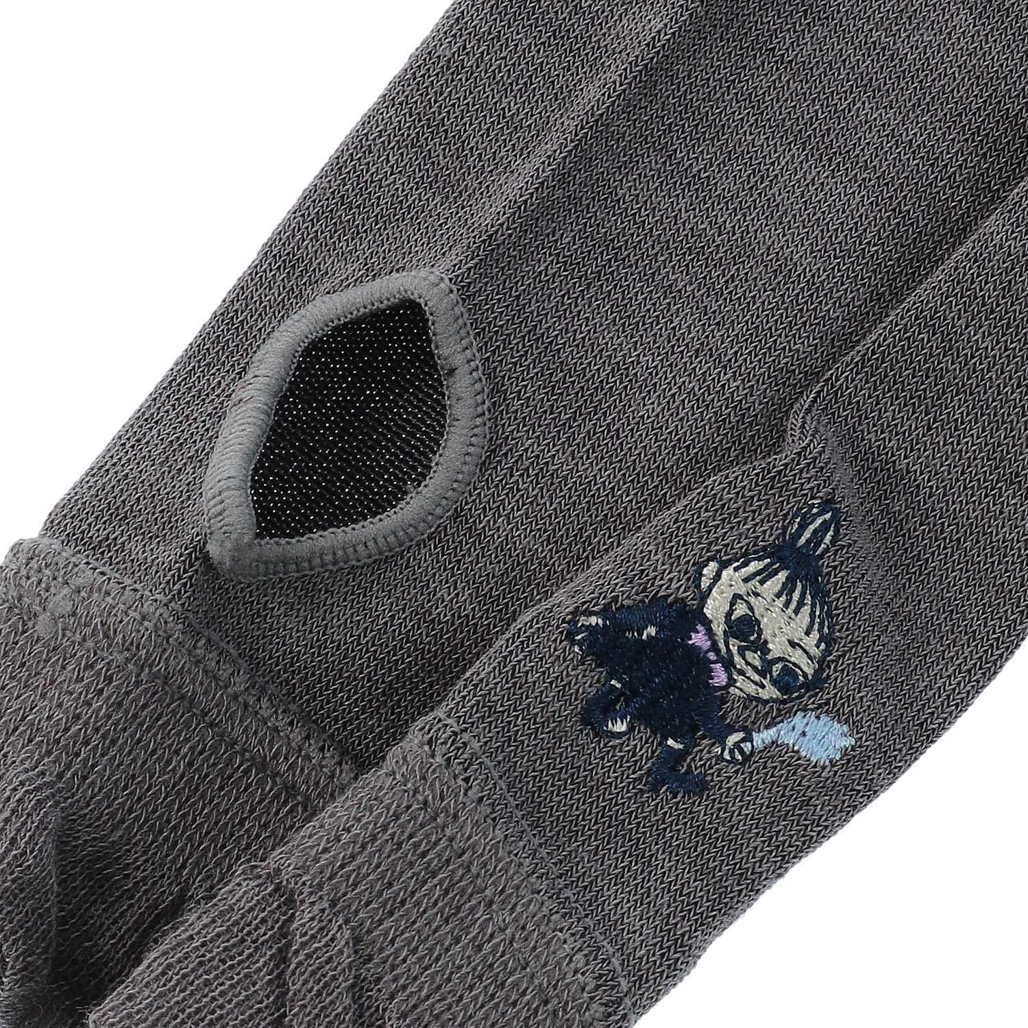 MOOMIN ミイフェア アームカバー UVカット＋冷感 花縦柄 ミイ刺繍【在庫限り】 - 画像3