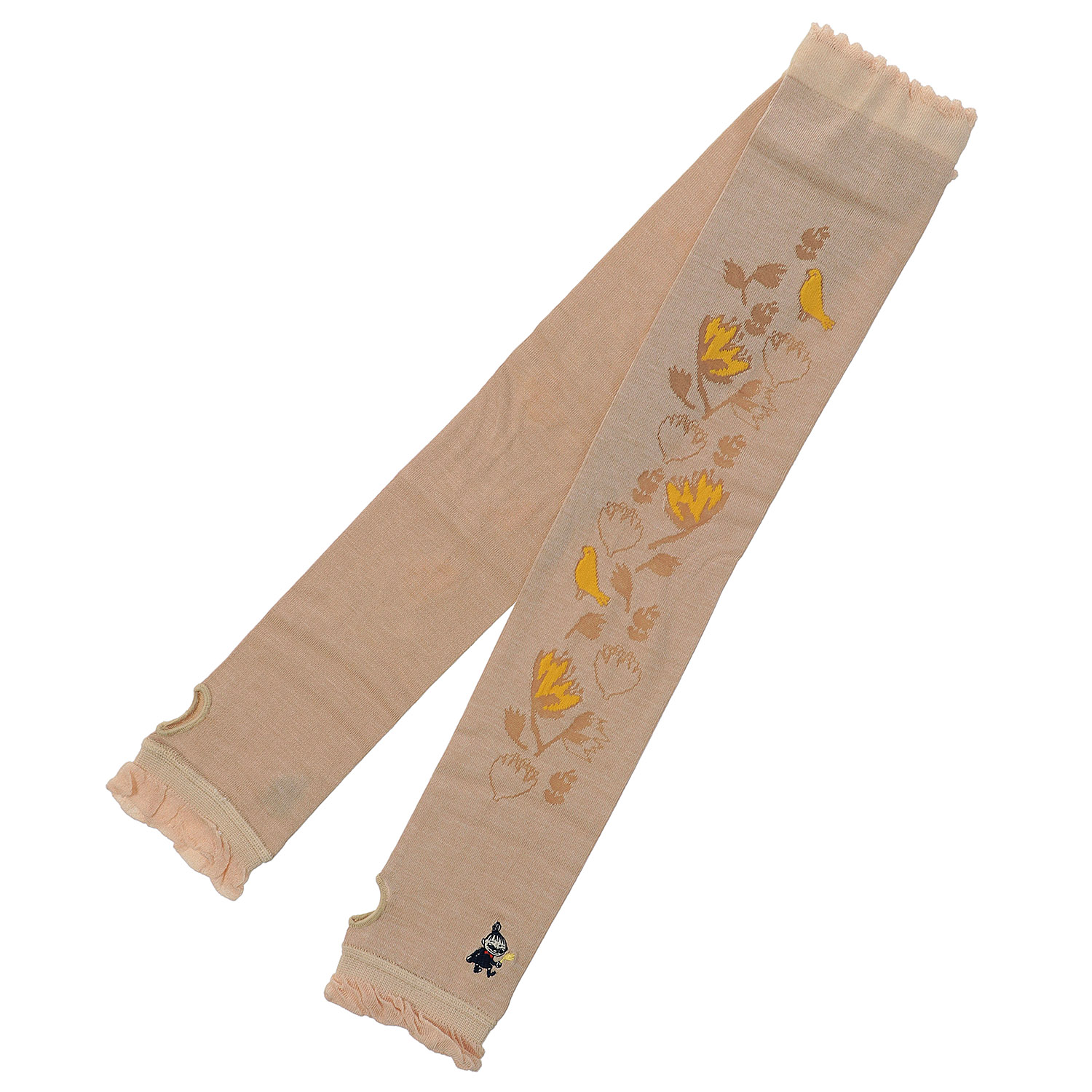 MOOMIN ミイフェア アームカバー UVカット＋冷感 花縦柄 ミイ刺繍【在庫限り】 - 画像4