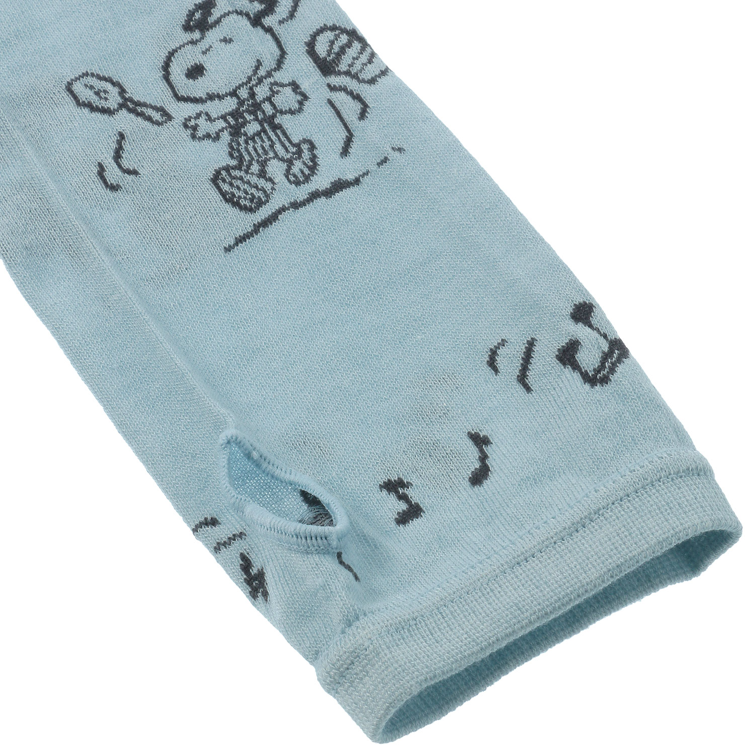 スヌーピー アームカバーUVカット＋吸水速乾 スヌーピー音符柄【再入荷】 - 画像4