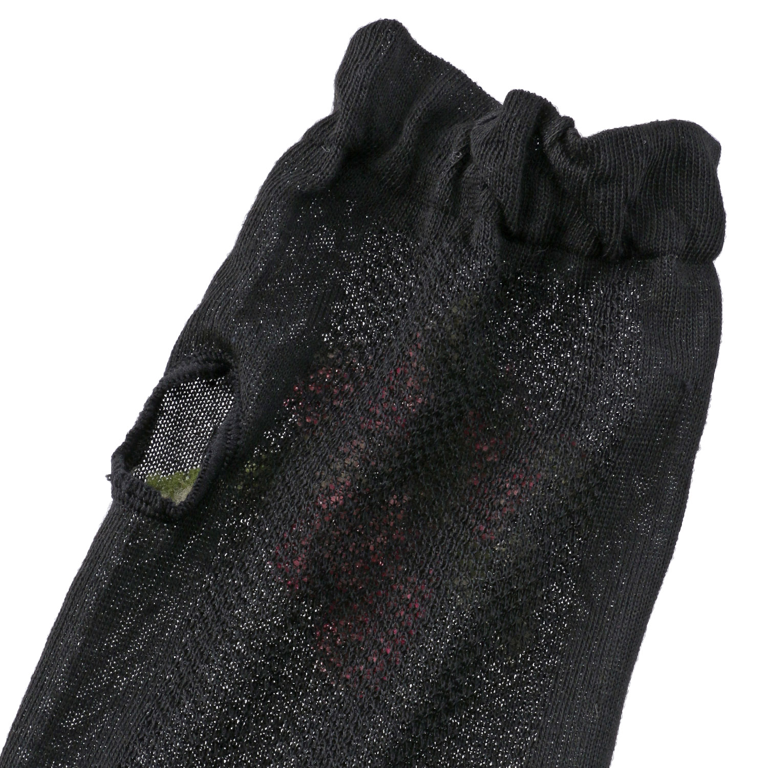 アームカバー 60センチ丈  指先花柄 親指穴付き - 画像4