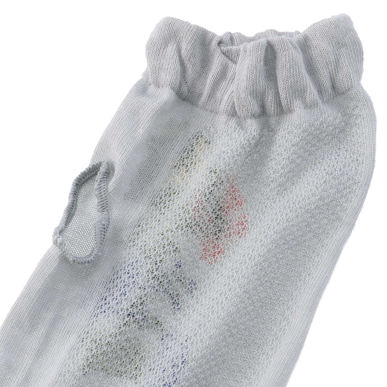 アームカバー 60センチ丈 指先花柄 親指穴付き - 画像4