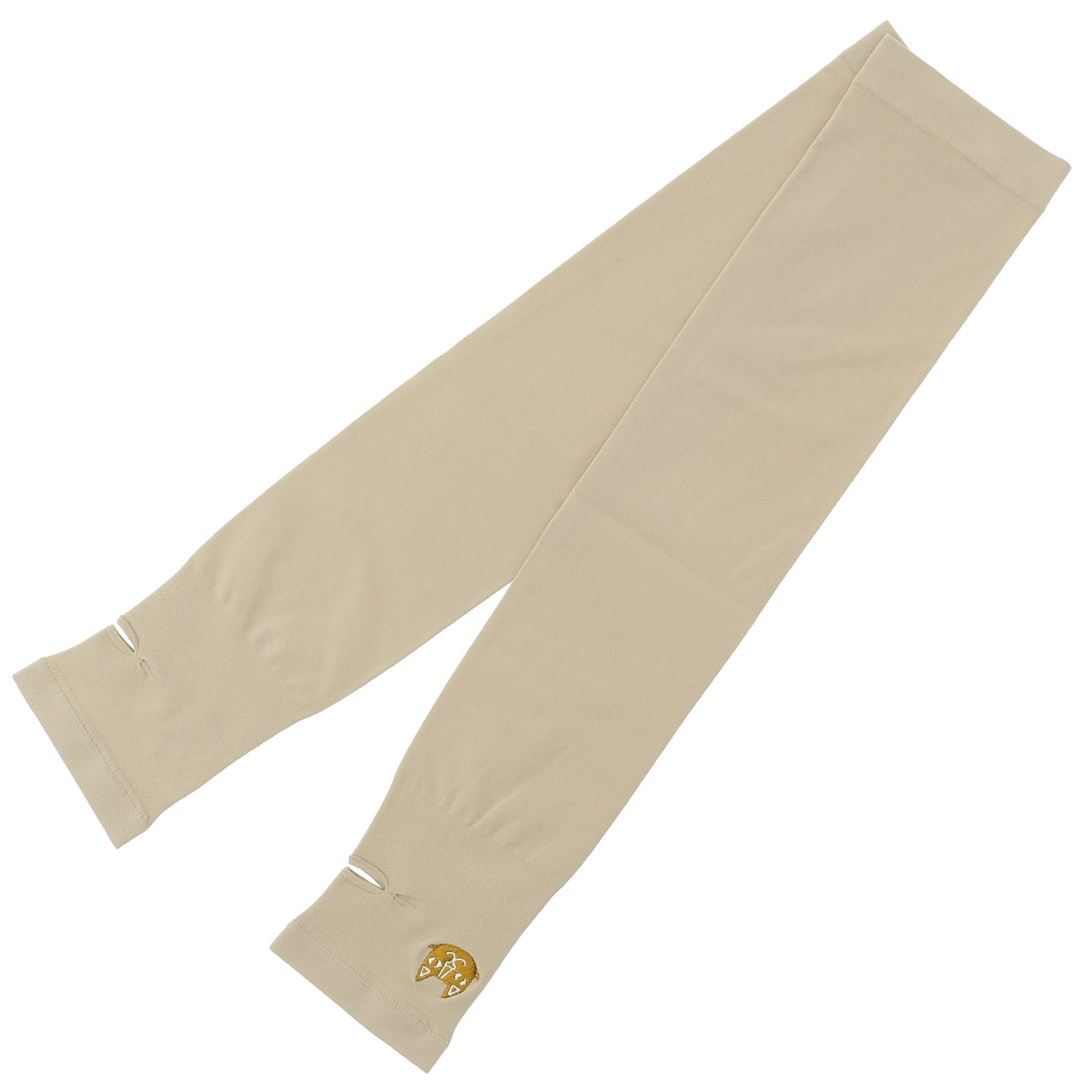 にゃんこ堂 ロング丈（50cm丈） 接触冷感 アームカバー 猫の顔刺繍【在庫限り】 - 画像3