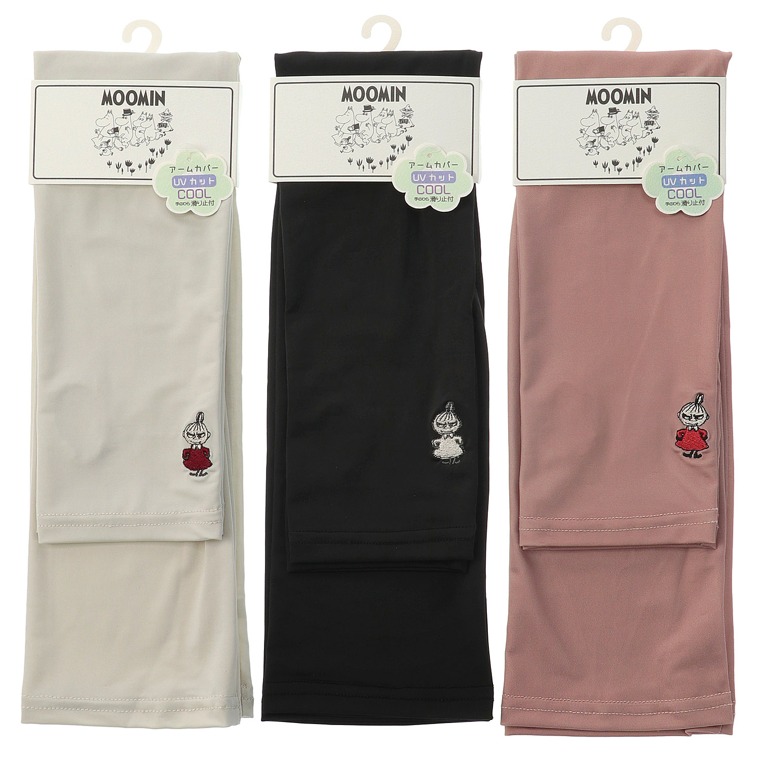 MOOMIN アームカバーUVカット＋冷感 ミイ刺繍【在庫限り】