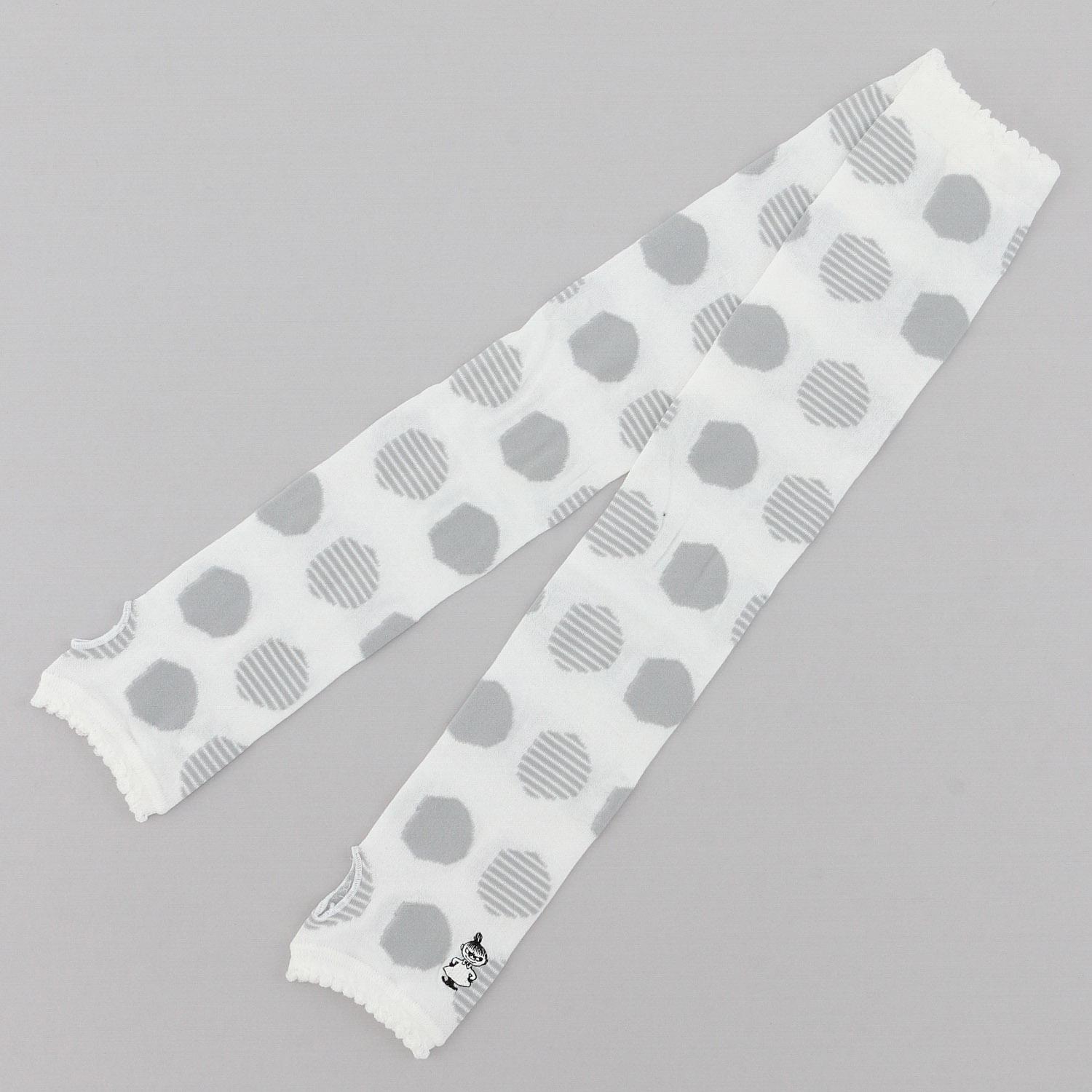 MOOMIN アームカバー UVカット＋冷感 ドット柄ミイ刺繍【在庫限り】 - 画像6