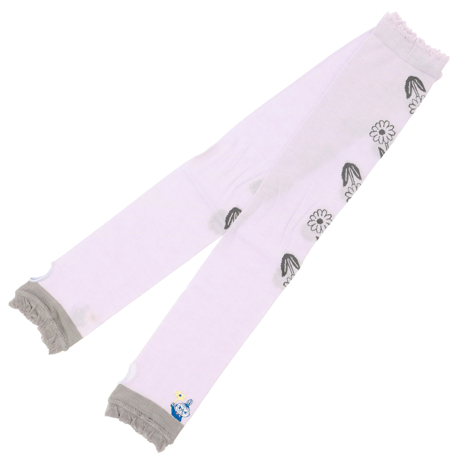 MOOMIN アームカバー UVカット＋冷感 花柄ミイ刺繍 - 画像6