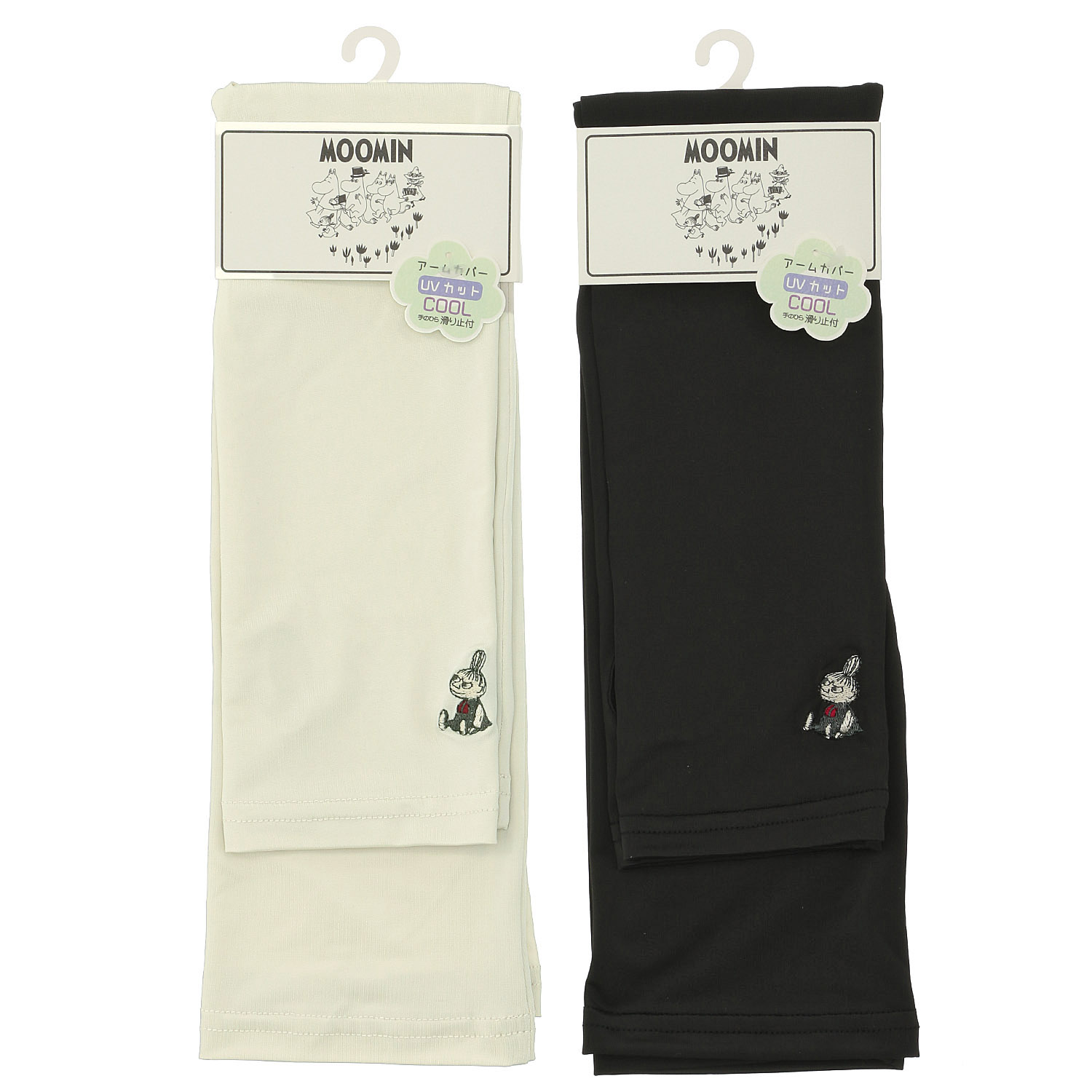 MOOMIN アームカバーUVカット＋冷感 座りミイ刺繍【在庫限り】