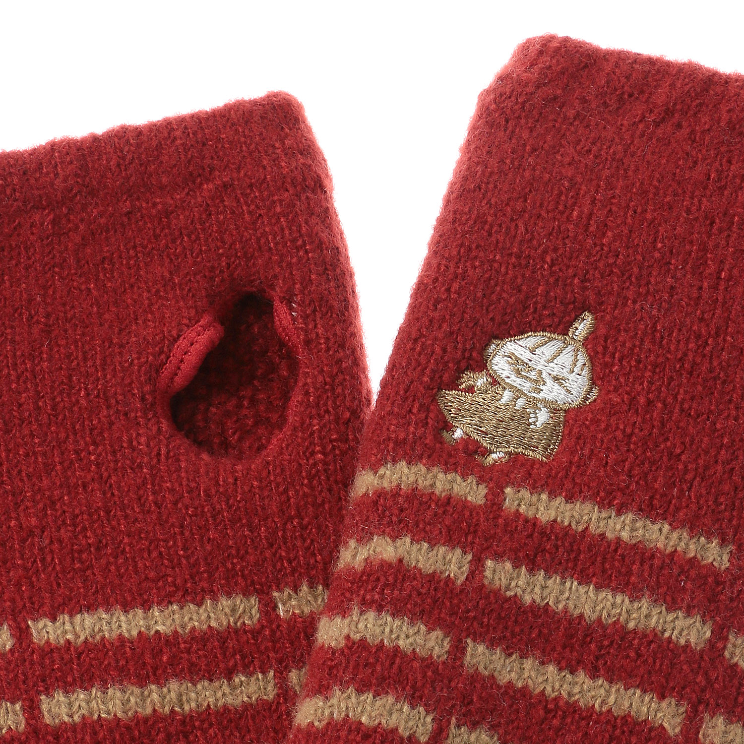 MOOMIN アームウォーマー 内パイル ミイ刺繍バイカラ－【在庫限り】 - 画像5