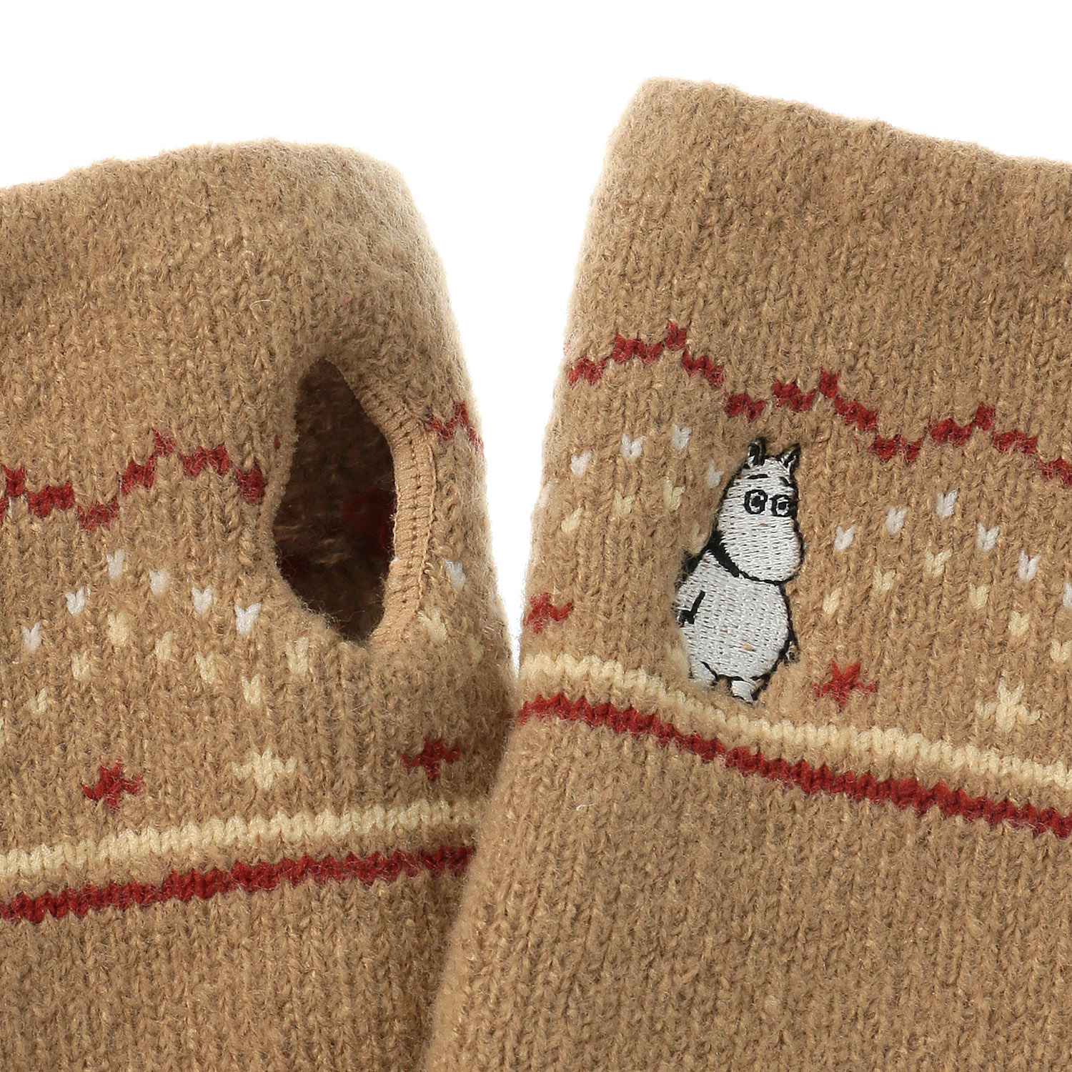 MOOMIN アームウォーマー 内パイル ムーミン刺繍ノルディック【在庫限り】 - 画像5