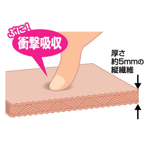 綿混サラリ足まめクッションカバー（1足組） ベージュ - 画像11