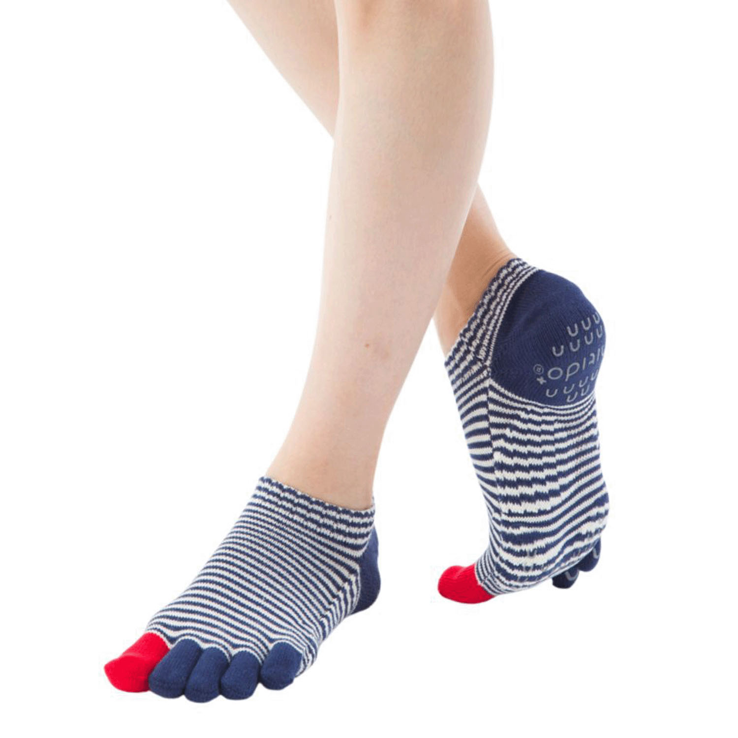 knitido ONE ピンボーダーアンクル