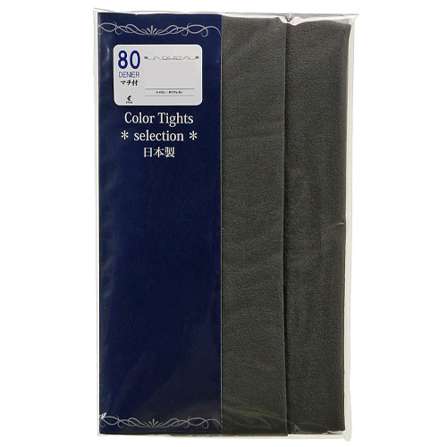 【L～LL】80デニール カラータイツ【在庫限り】