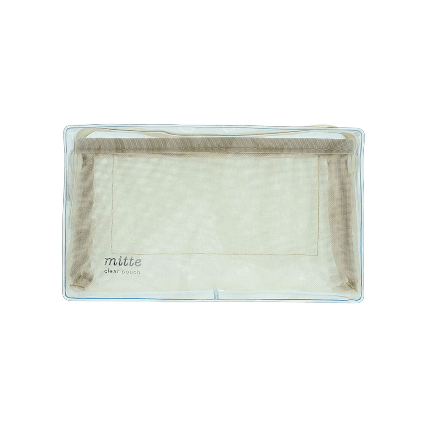 mitte クリアメッシュボックスポーチ - 画像2
