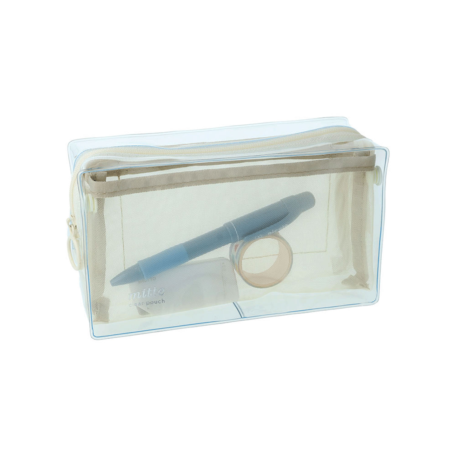 mitte クリアメッシュボックスポーチ - 画像7