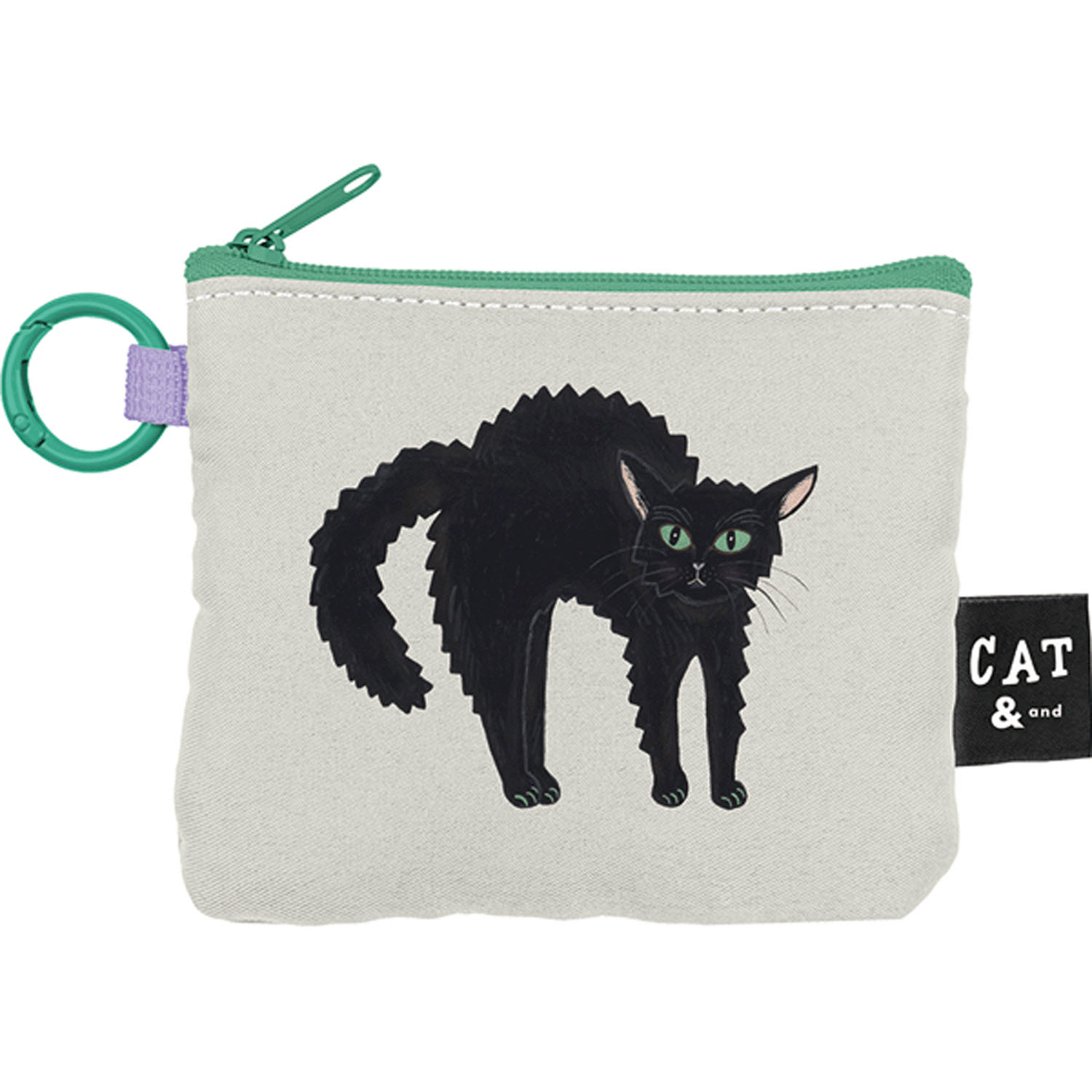 キャットアンド そで山かほ子  クッションミニポーチ