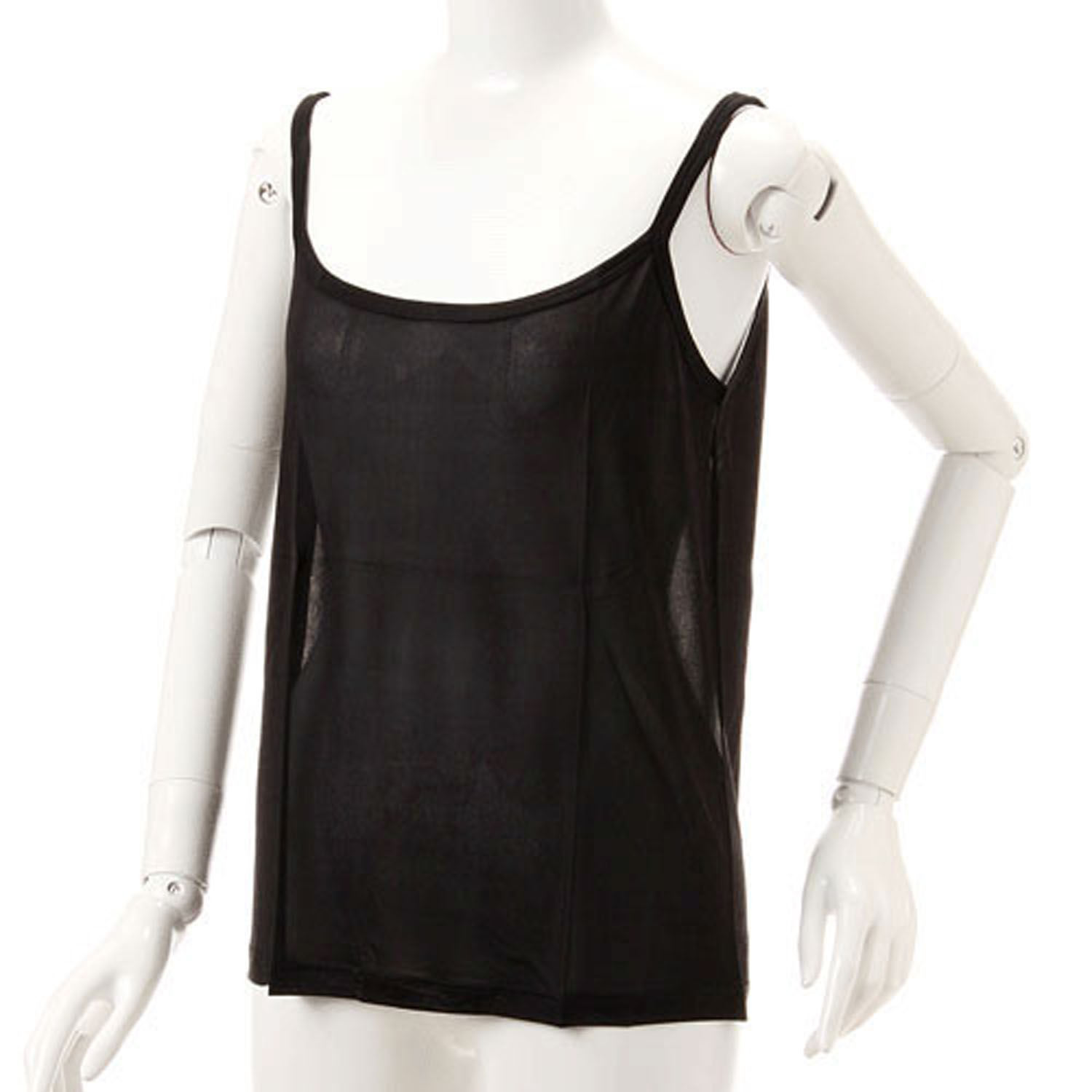 正絹シルク100％インナー キャミソール （ 天竺編み ） - 画像3