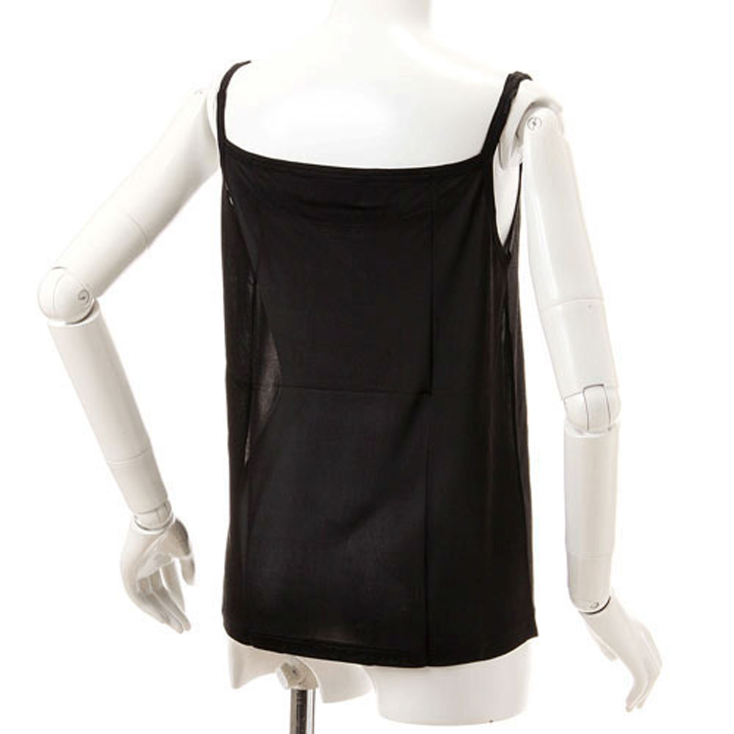 正絹シルク100％インナー キャミソール （ 天竺編み ） - 画像4