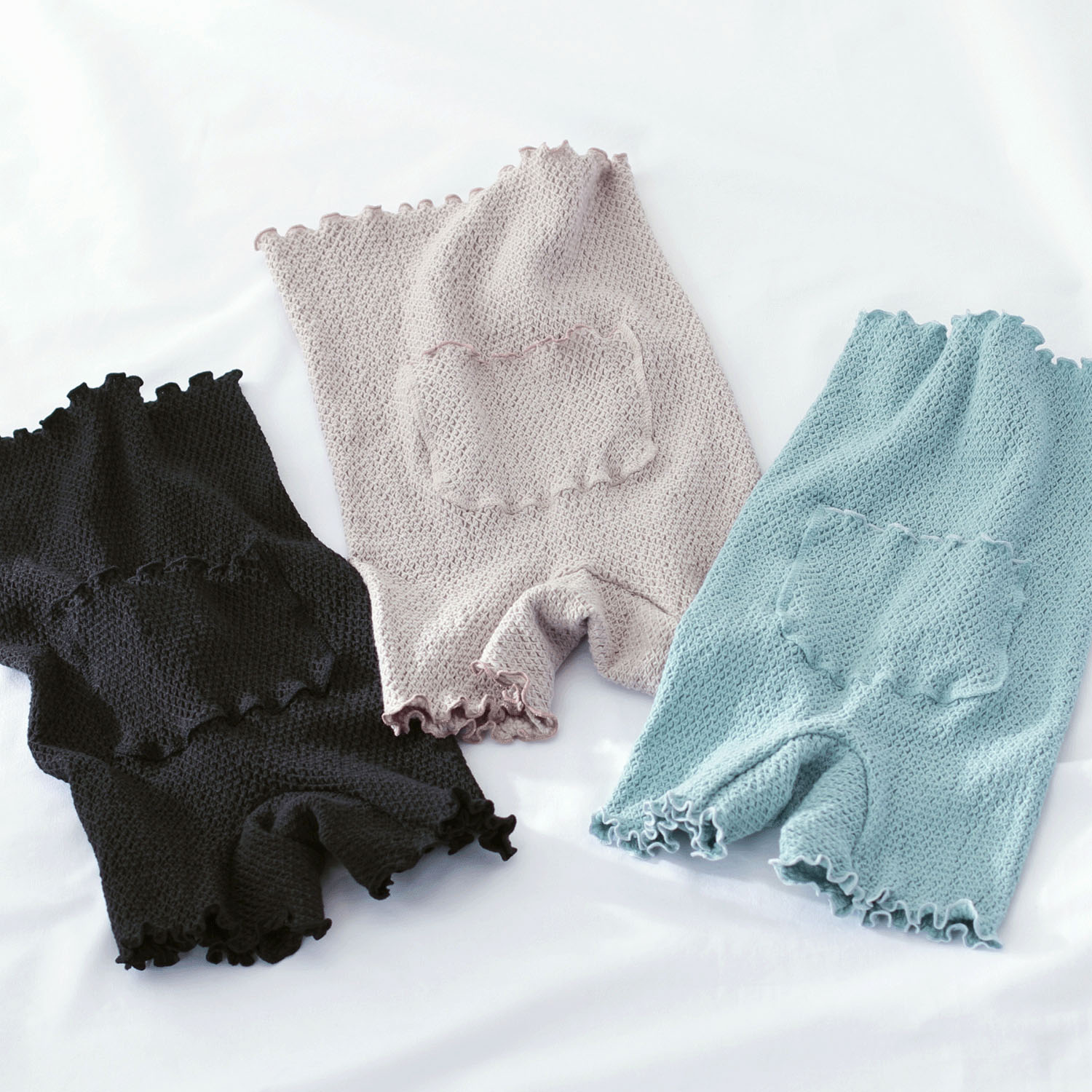 ポケット付腹巻パンツ L ブラック のびりら - 画像3