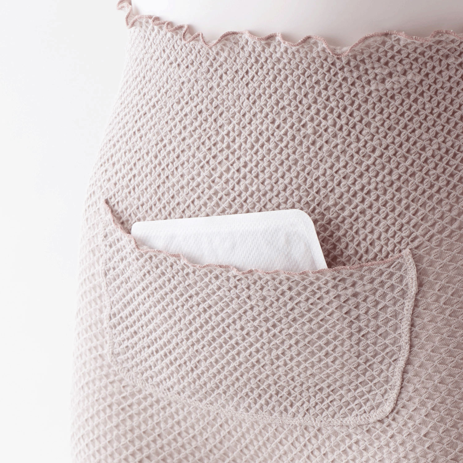 ポケット付腹巻パンツ M オールドライラック のびりら - 画像5