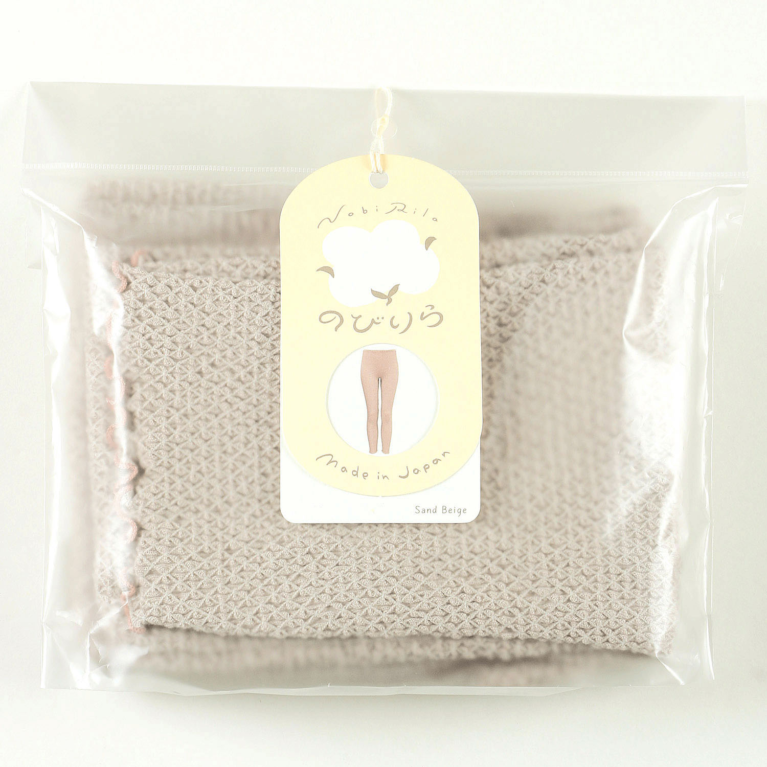 レギンス M サンドベージュ のびりら - 画像8