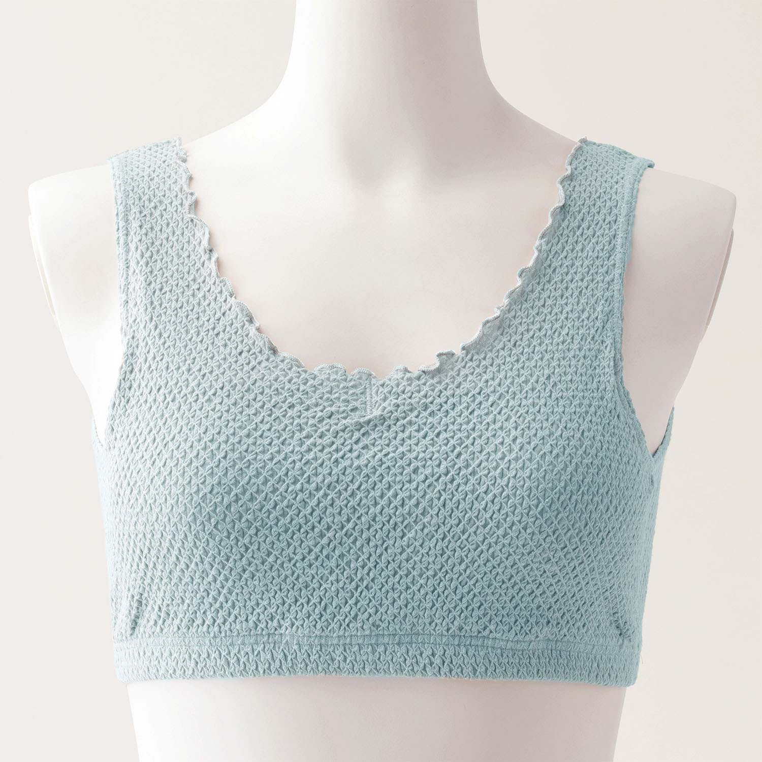 リラックスブラ L ウォーターグリーン のびりら