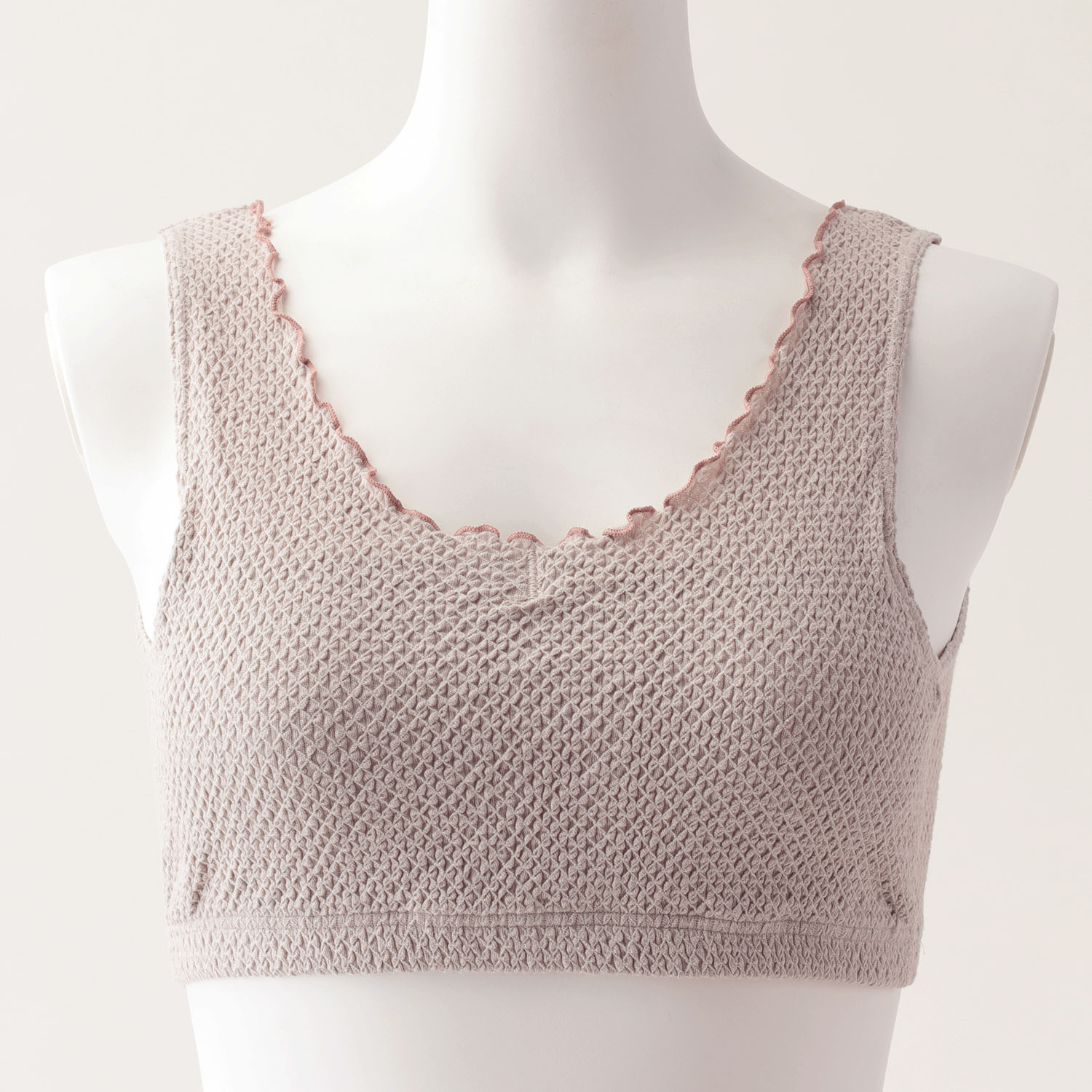 リラックスブラ L サンドベージュ のびりら