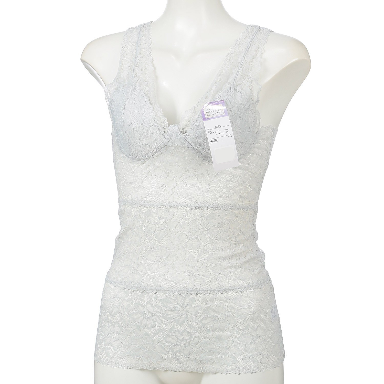 レーシーソフトフィット ブラキャミ