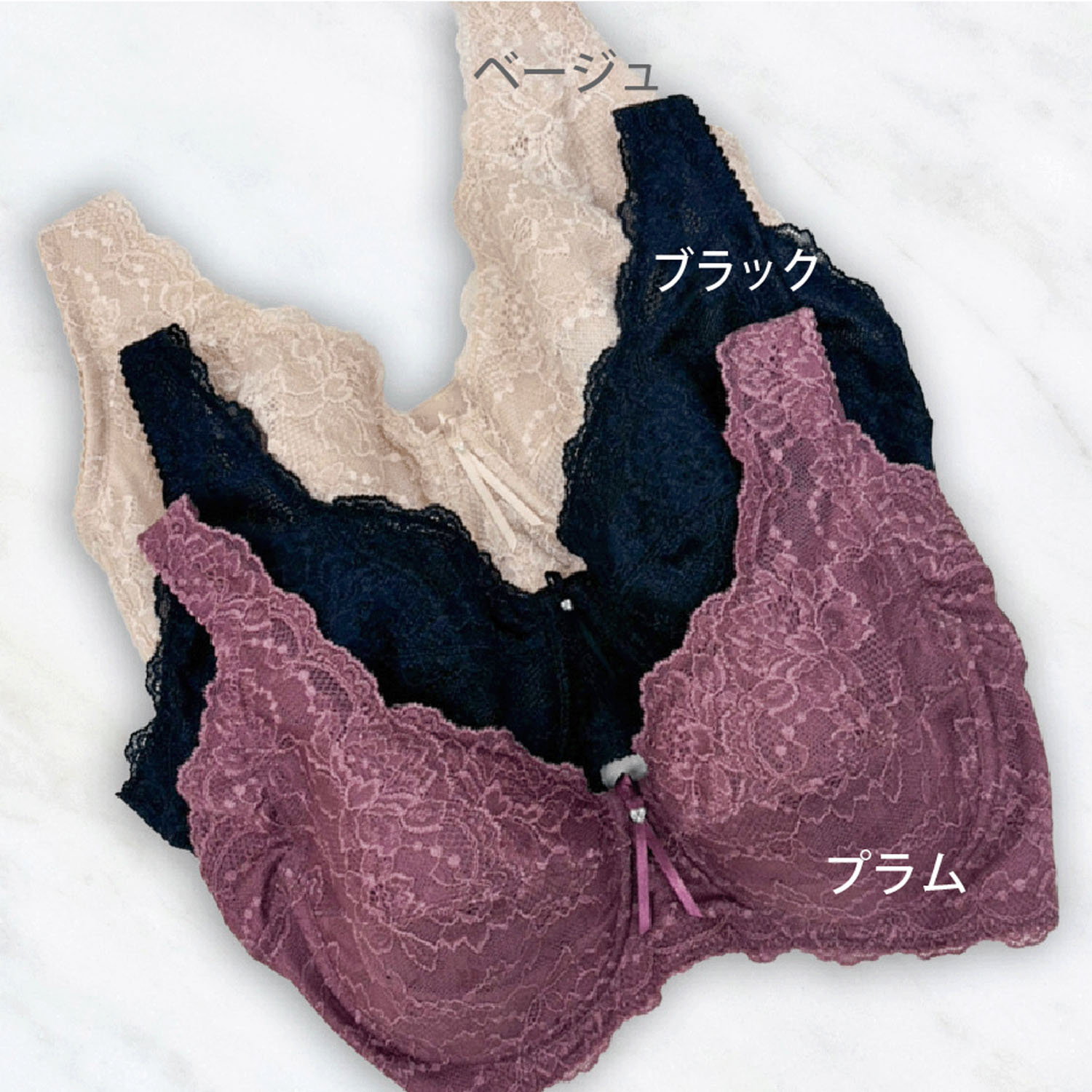 【TAMURA】yauco ワイヤー入りフルカップブラジャー  E・Fカップ - 画像14