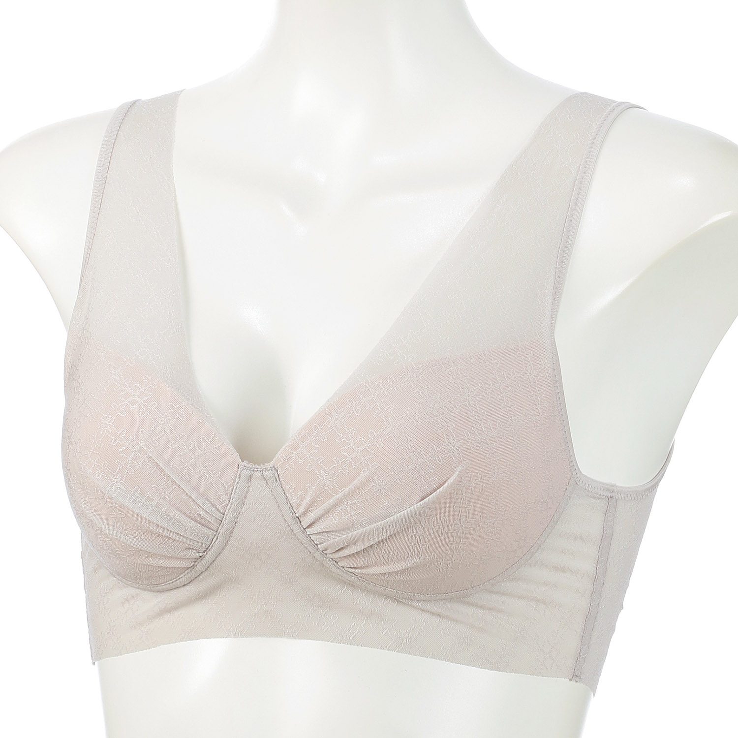 【軽Make（ふんわりカップ）】ノンワイヤーブラジャー