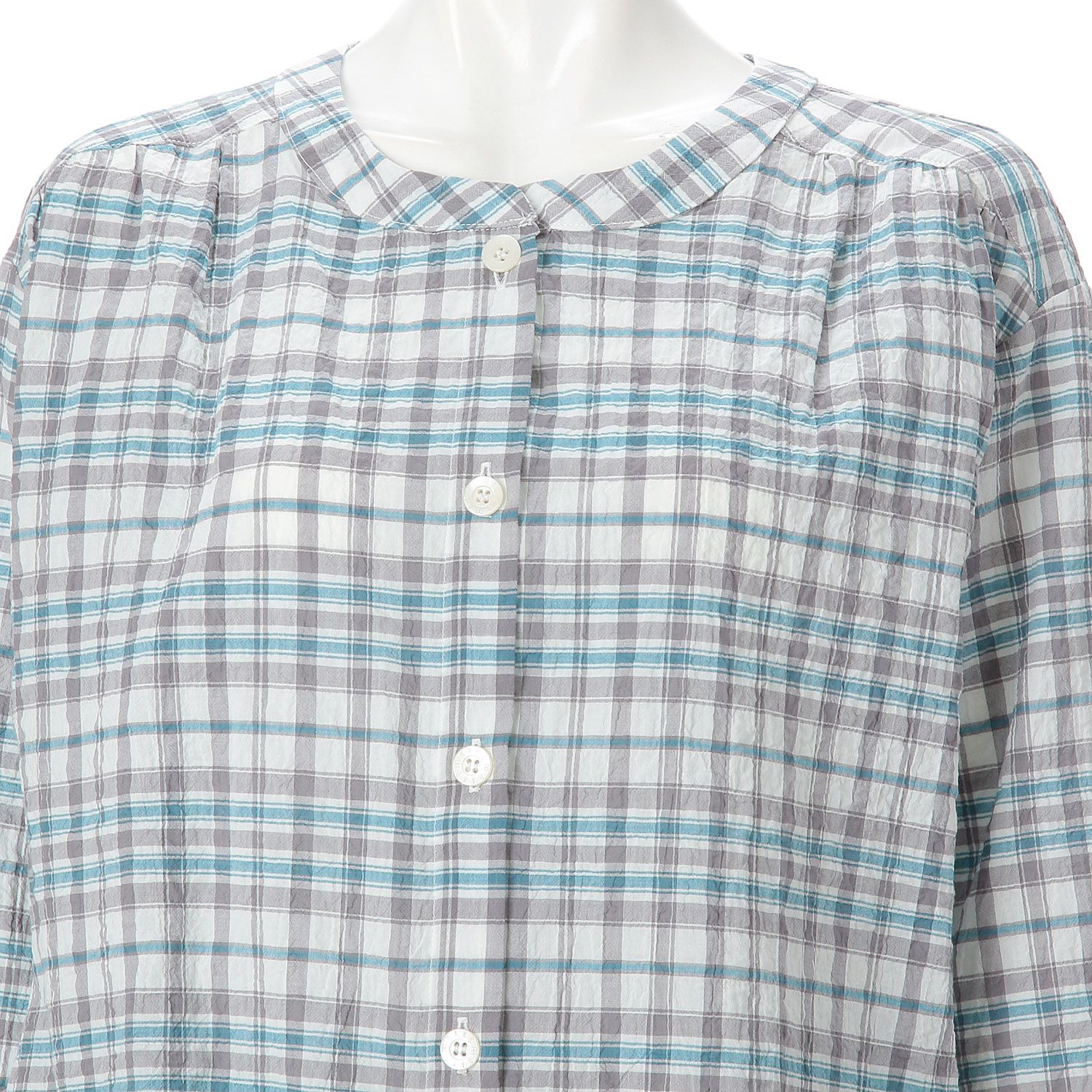 DAKS 婦人シャーリング 7分袖長パンツパジャマ - 画像4